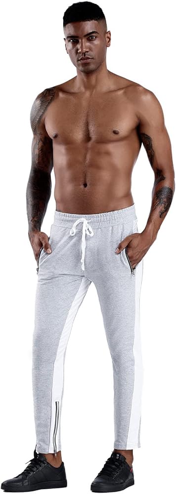 pantalón chándal con cremallera en piernas