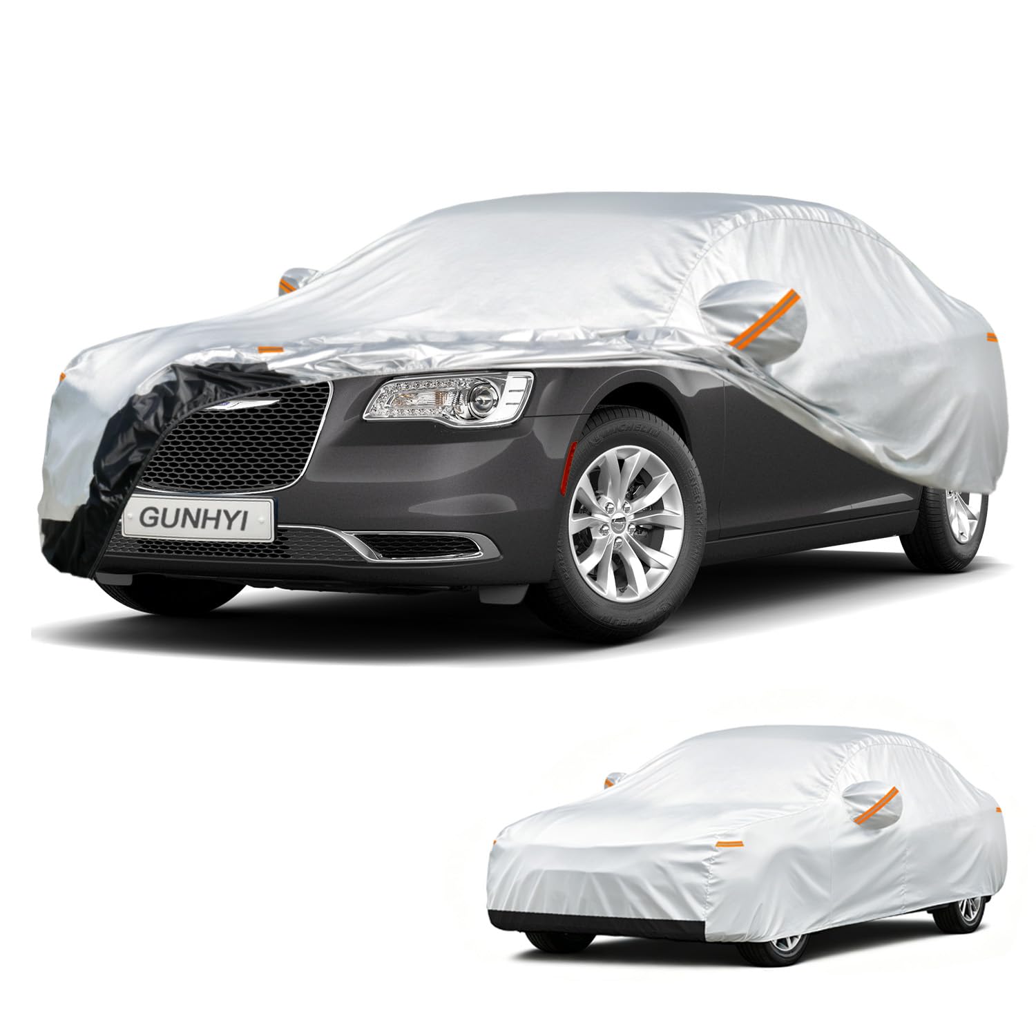 GUNHYI Car Cover Custom Fit Chrysler 300/300M (2004-2026) Waterproof for Automobiles, Oxford Sun Rain Dust Snow Protection (Ships from US Warehouse, Delivery 3-8 Days)