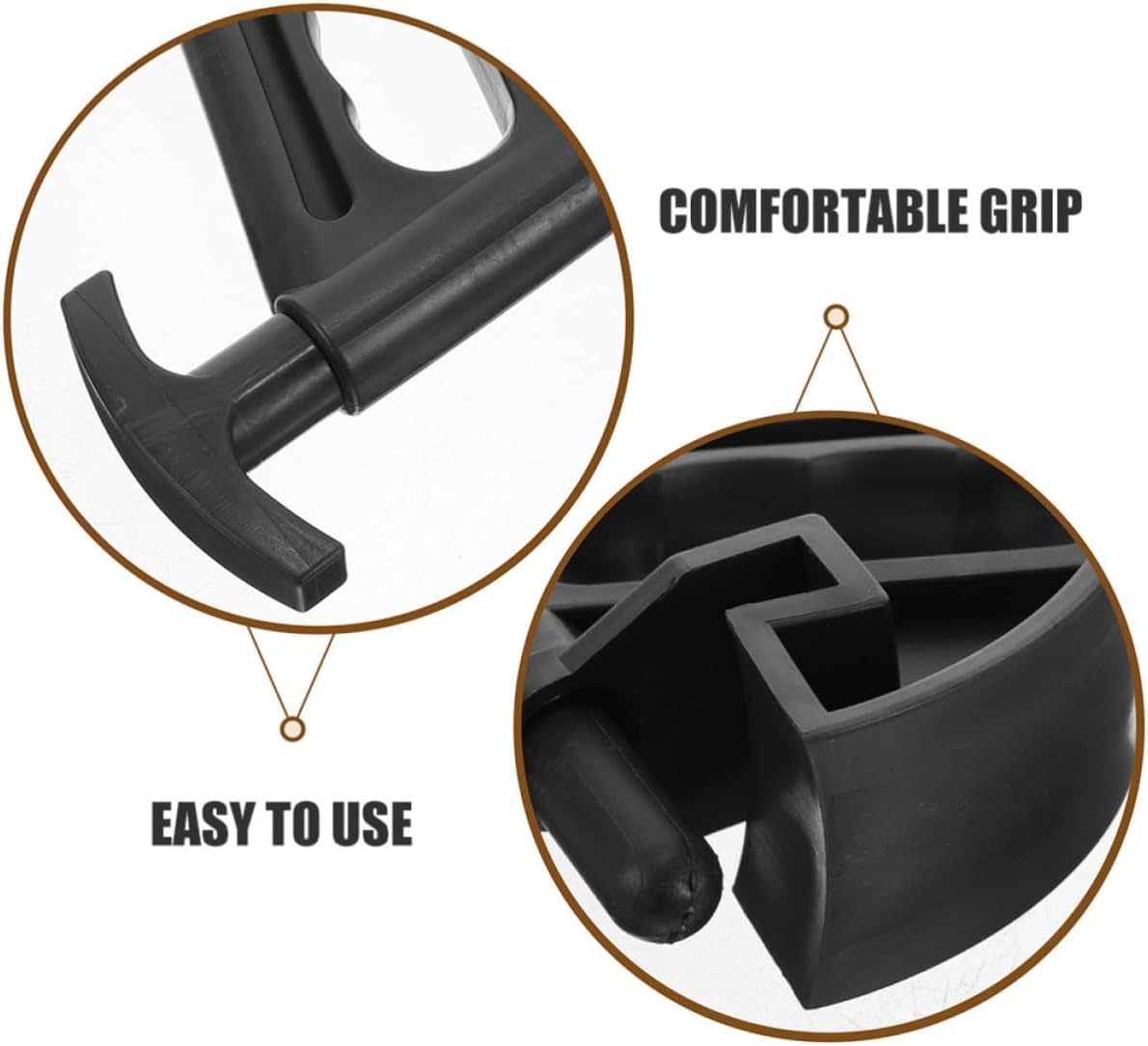 2pcs Tire Bead Clamp Manual Tire Changer Tool with Comfortable Grip and Portable Plastic Design for Workshop and Garage Wheel Removal