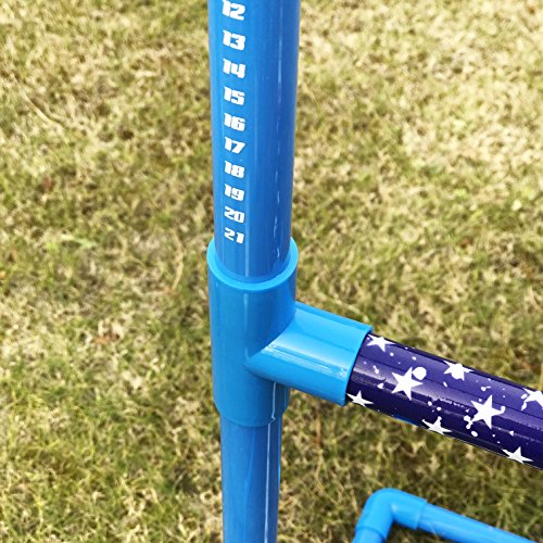 JAPER BEES Strong Ladder Ball Toss for Outdoor Lawn Game with Heavy Duty Pipes and 6 Real Golf Ball Bolas, Fasion Carrying Bag - Thumbnail 6
