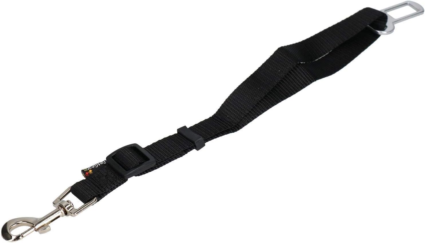 2 Pet Dog Car Travel Secure Adjustable Dog Seat Belts with Seat Belt Connector