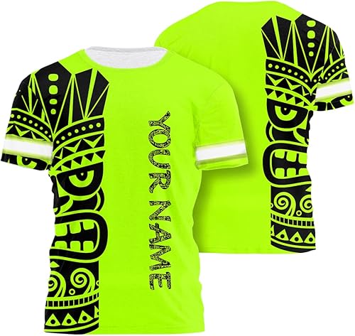 Matedecor Camisa de alta visibilidad con calavera para hombre, camisetas de seguridad reflectantes con bandera de EE. UU., ropa de trabajo,