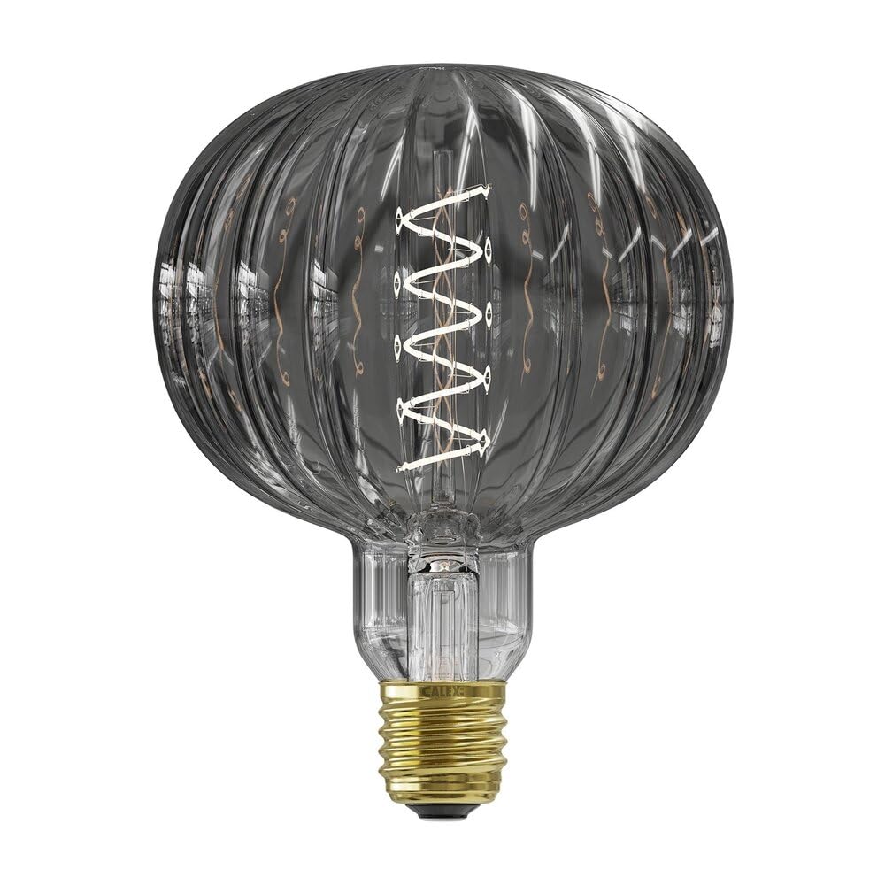 CALEX Pulse Metz Smokey LED Lamp Diameter 125 mm Dimbaar E27 Fitting 4 W 2200 K 70 lm Energy Label B, Smokey Grey