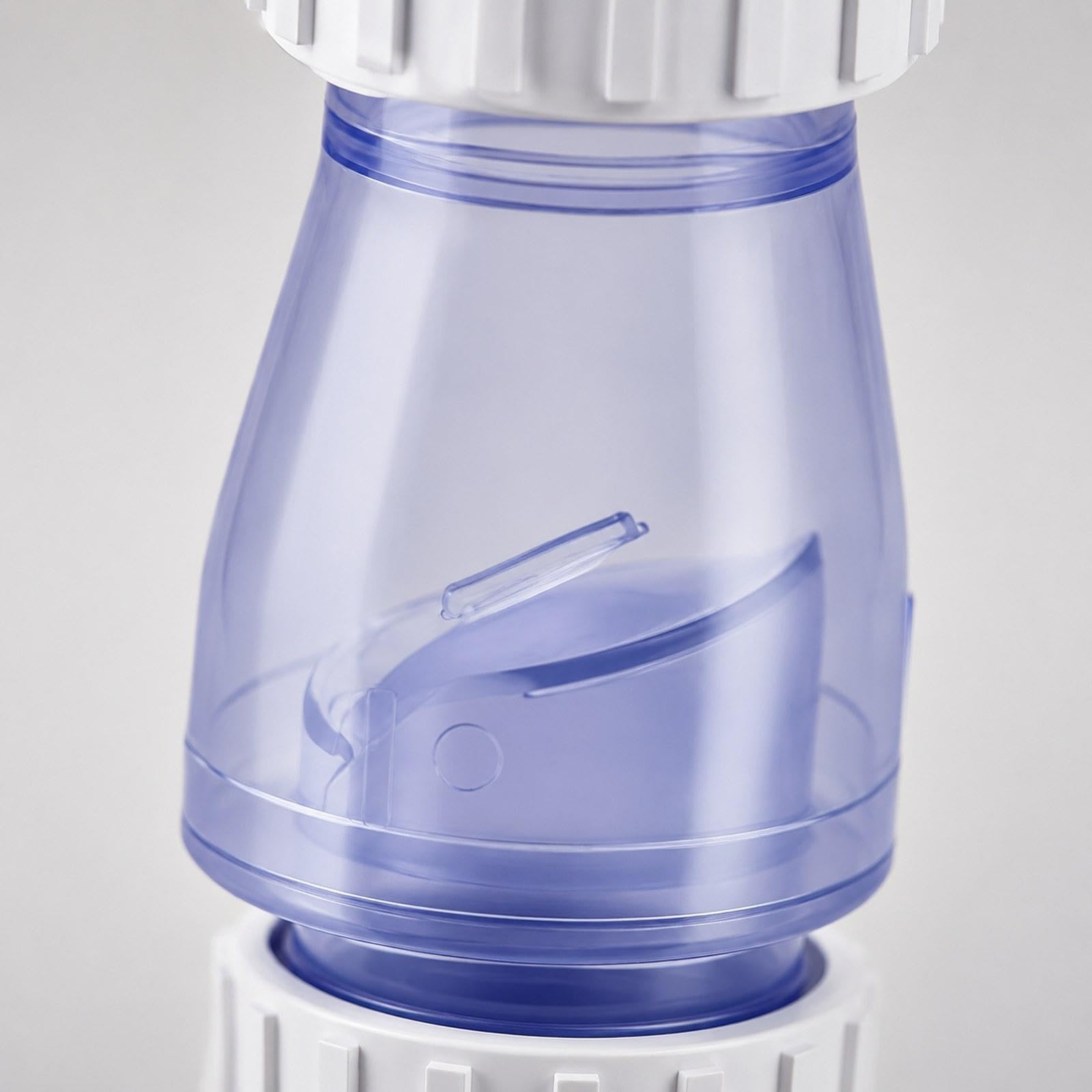 Válvula Antirretorno para Mangueras de Piscina, Conector Robusto Y de Alto Rendimiento, Accesorios Versátiles, Repuestos, PVC, Transparente, 2 Inch