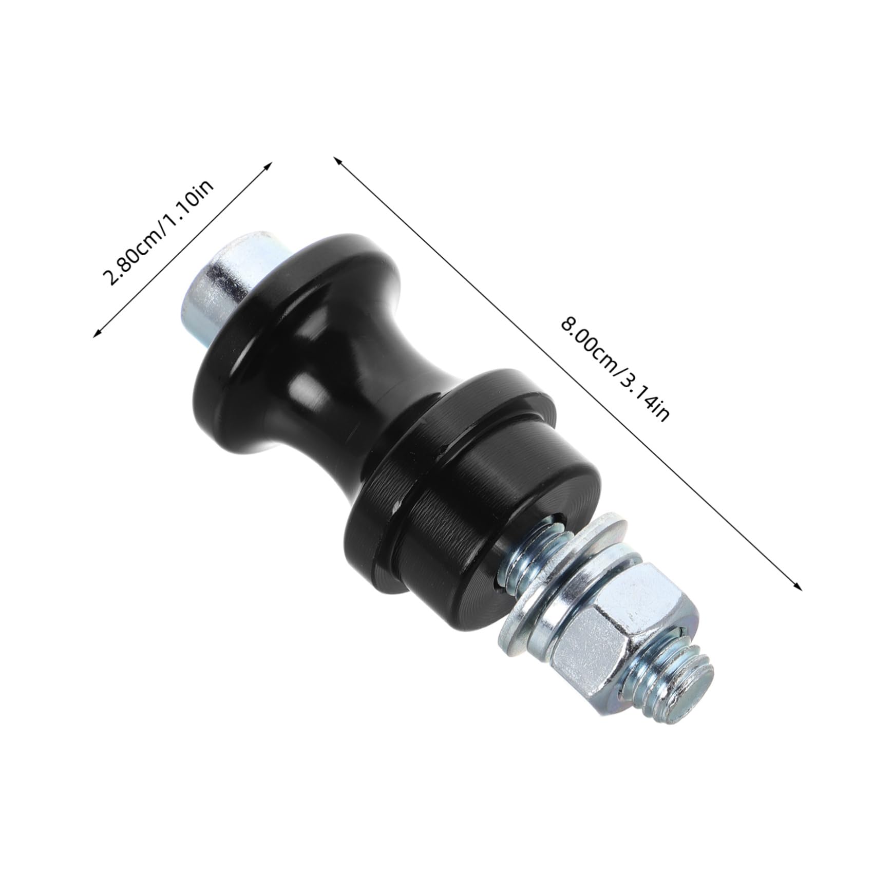 ABOOFAN Winch Rope Hook Bolt Steel Mount Heavy Duty Winch Hook Bolt for Marine Grade