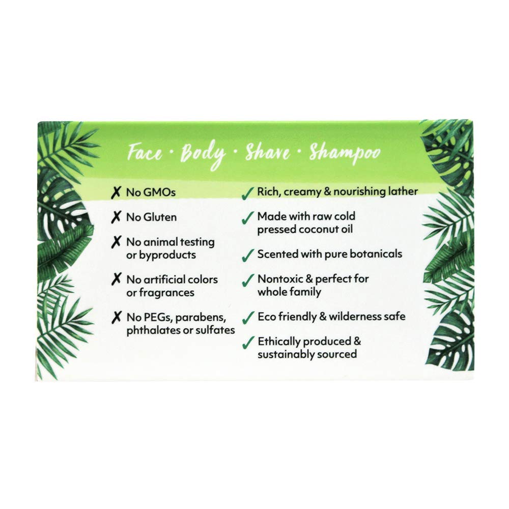 Organic Fiji Sapone idratante a base di piante: il sapone Coco Fiji è arricchito con olio di cocco grezzo biologico spremuto a freddo e lime di cocco. Questo sapone contiene le bontà dell'A