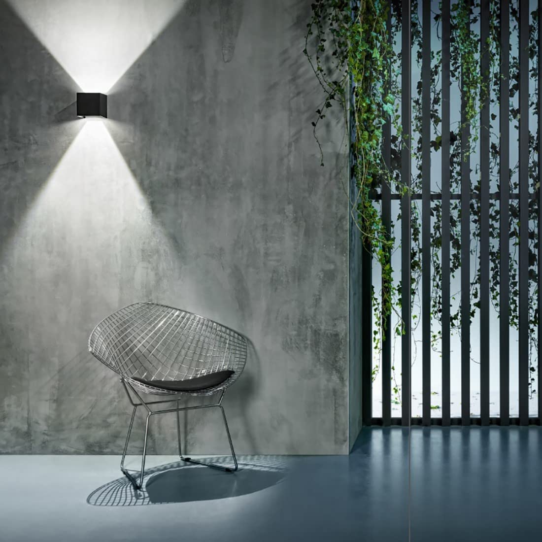 Applique Esterno Gea Led Zora Led Ip65 Ges1021 Fascio Regolabile Lampada Parete Biemissione Moderna