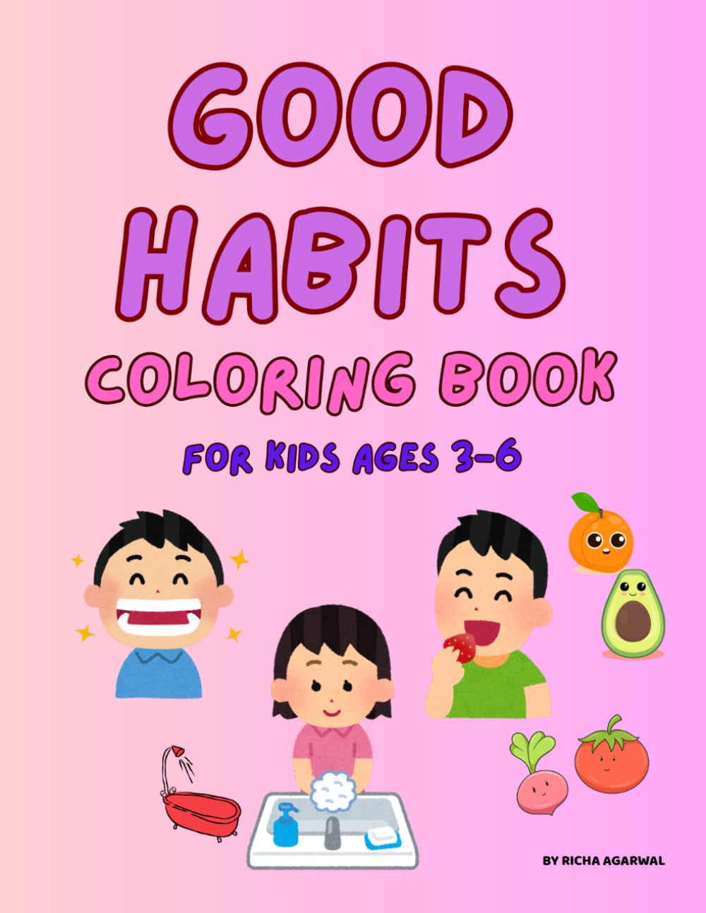 Good Habits Coloring Book