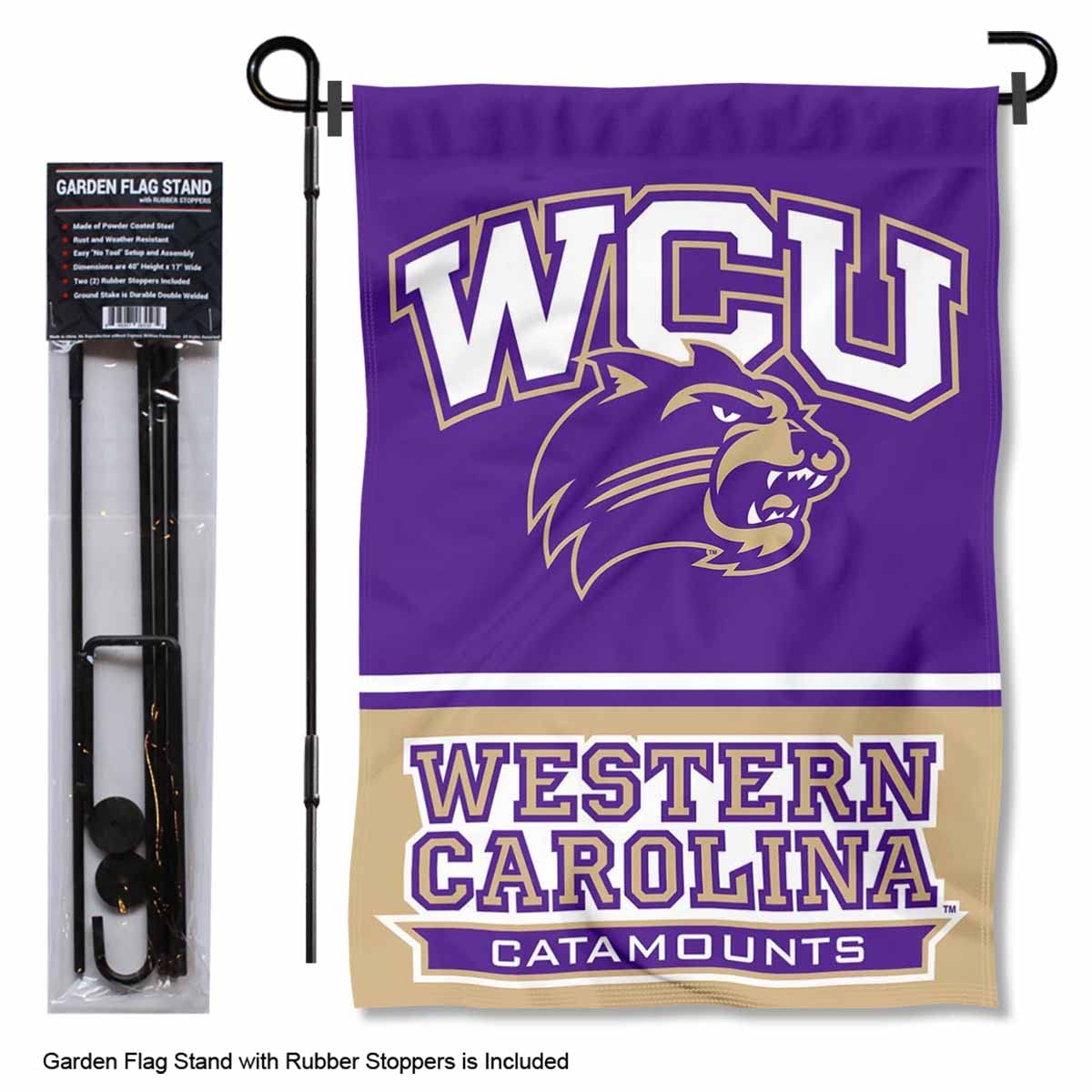 Western Carolina Catamounts Felt Pennant - 12x30 Inch Officially Licensed College Flag - View #8