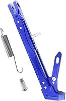 Vista 9 de Soporte de patada universal para motocicleta, accesorios para moto, scooter modificado, trípode ajustable de aleación CNC, soporte lateral para pie