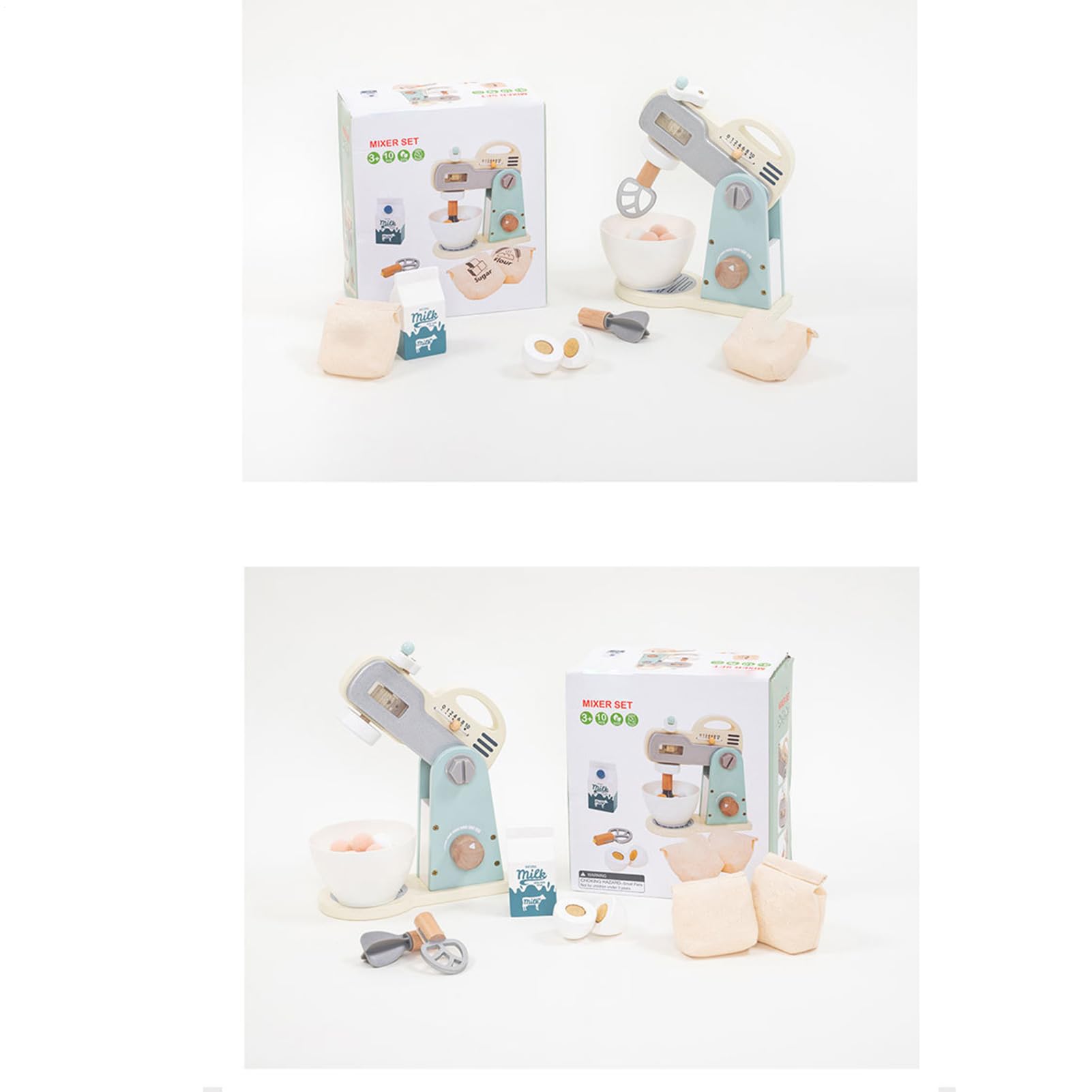 Elettrodomestici Giocattolo Cucina Gadget in Legno per Frullare Cibi e | Set Frullatore Giocattolo Elettrodomestico da Cucina Per Bambini in Età Prescolare, Scolare, Ragazze, Classe