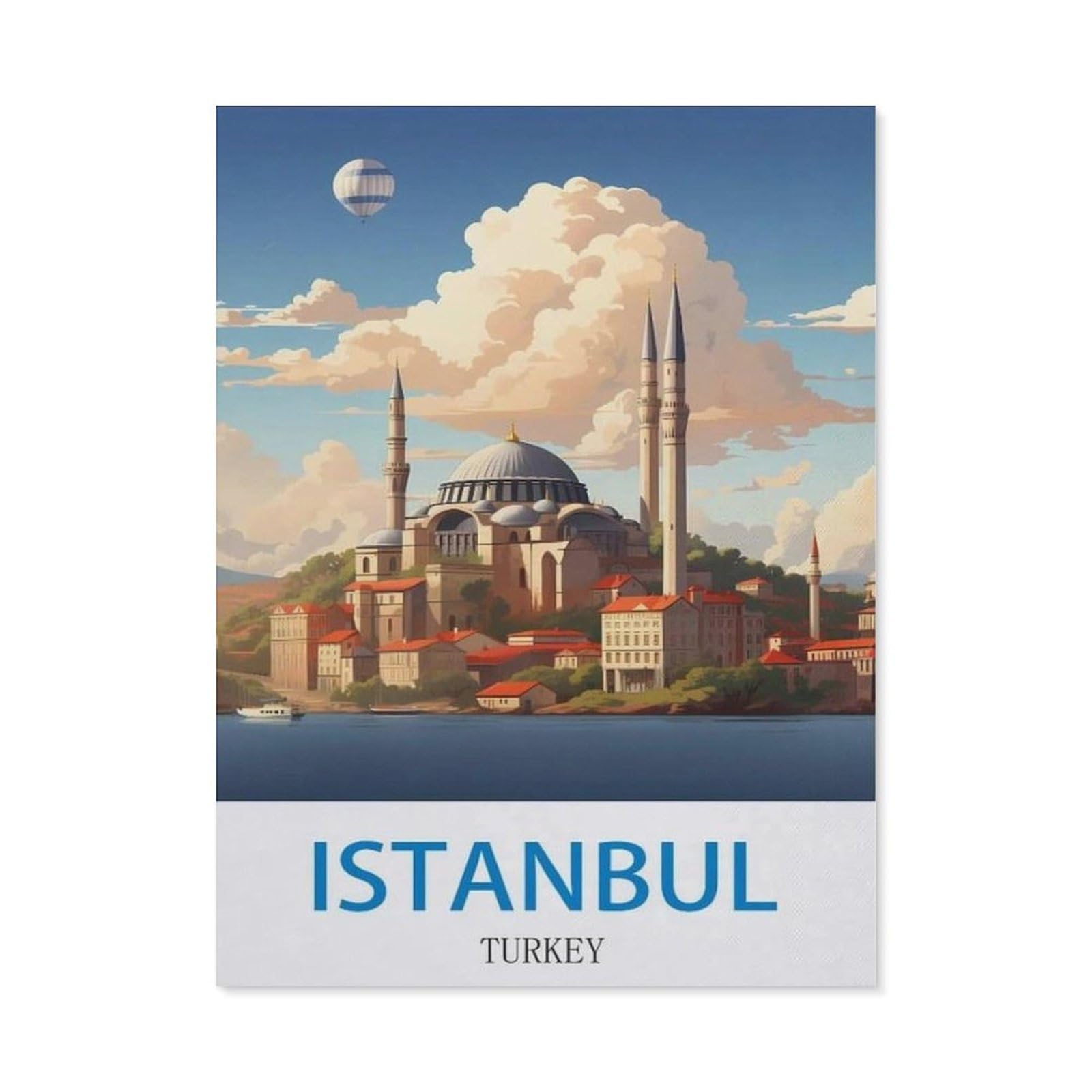BEAYODKP 5D DIY Diamond Painting kit，Istanbul Turkey（50x60cm）