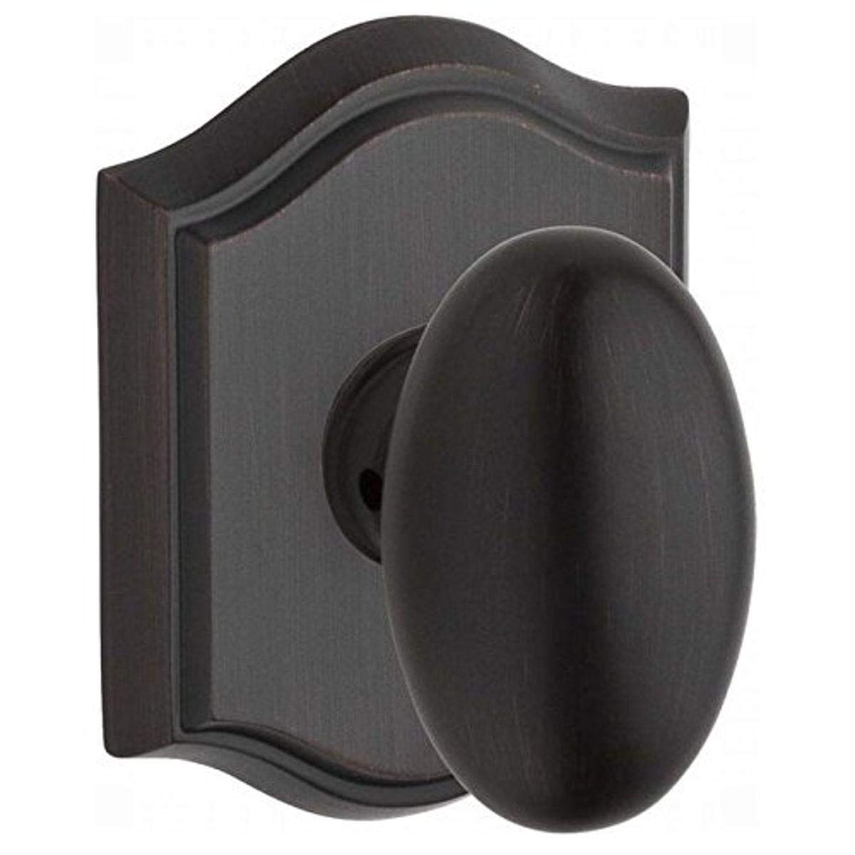 Poignée Ellipse Baldwin Reserve en bronze vieilli pour porte de chambre chic