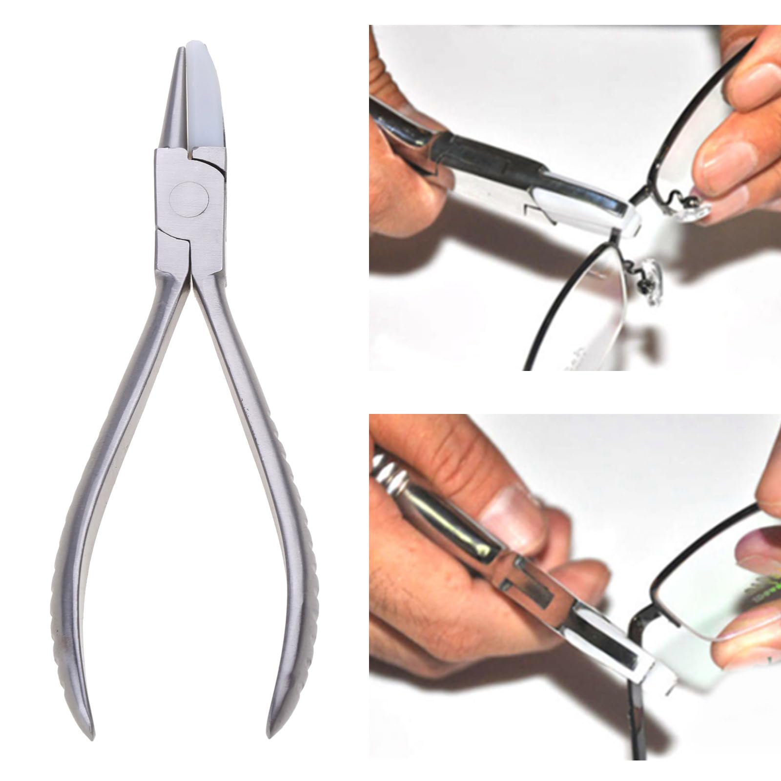 1Pc Eye Glasses Adjusting Pliers Optical Tool Stainless Steel Jewelry Round Nose