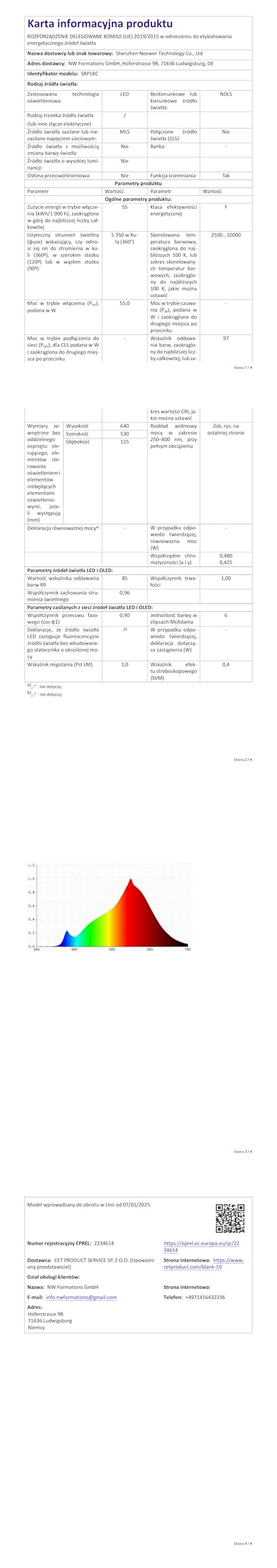 NEEWER SRP18C RGB LED zestaw świateł pierścieniowych, ultra smukły zestaw, sterowanie za pomocą aplikacji z odwracanym światłem, stojak, uchwyt na telefon, głowica kulowa, 2500 K – 10000 K, CRI