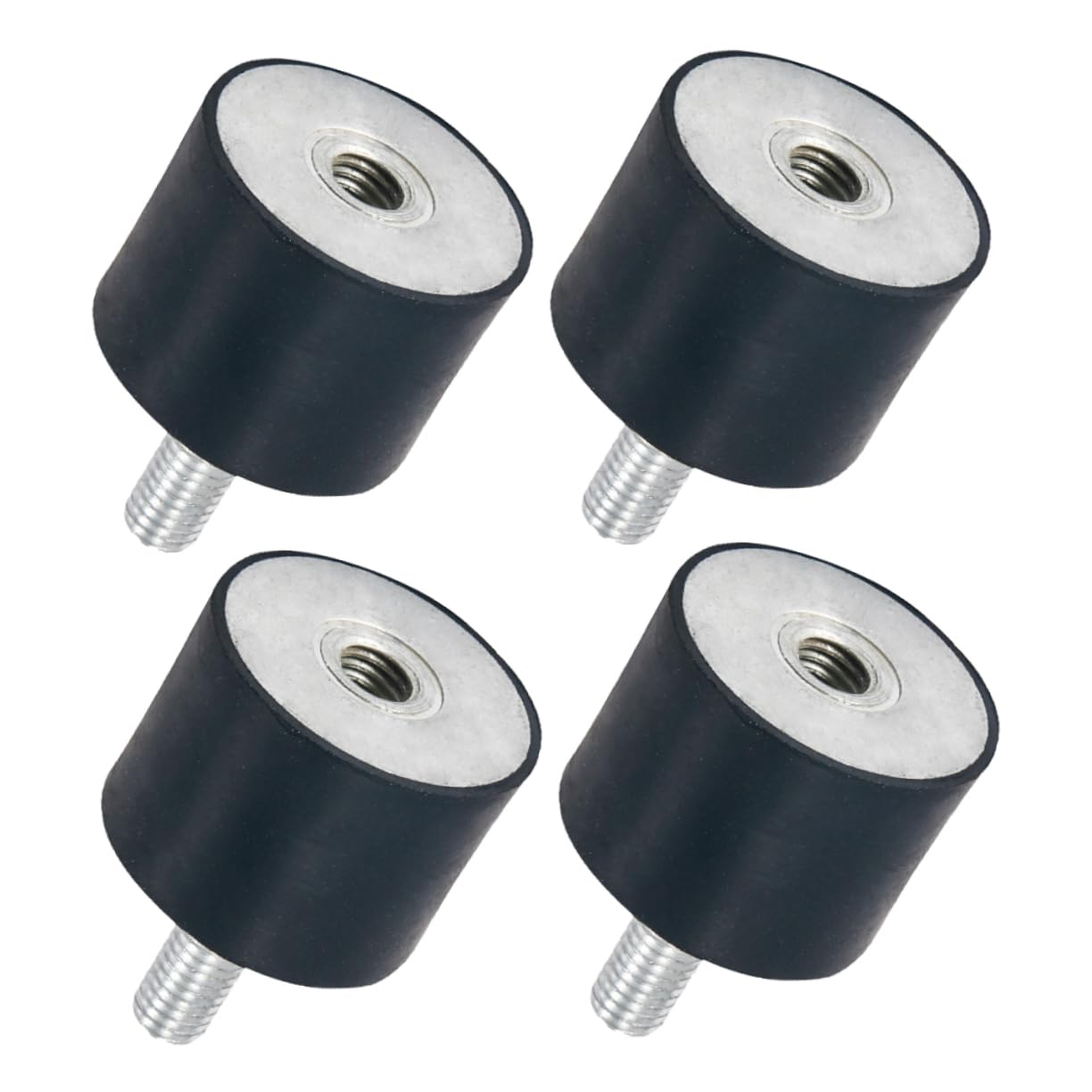 OUNONA 8pcs Generator Mounts Vibration Absorption Pads Rubber Vibration Isolators Dampening Mats for Noise Control