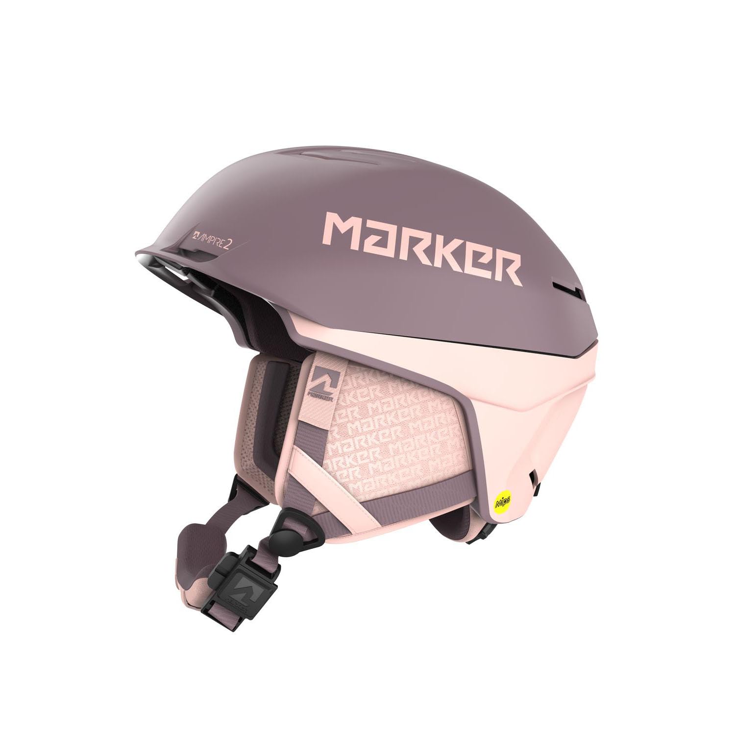 Marker – Casco de esquí y nieve Ampire 2 MIPS rosa para mujer, talla S, color rosa