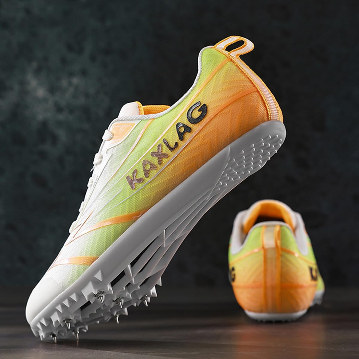 Zapatillas De Atletismo con 7 Clavos para Hombre Y Mujer Transpirable y Ligero Antideslizantes Zapatillas Correr Profesionales para Velocidad Sprint