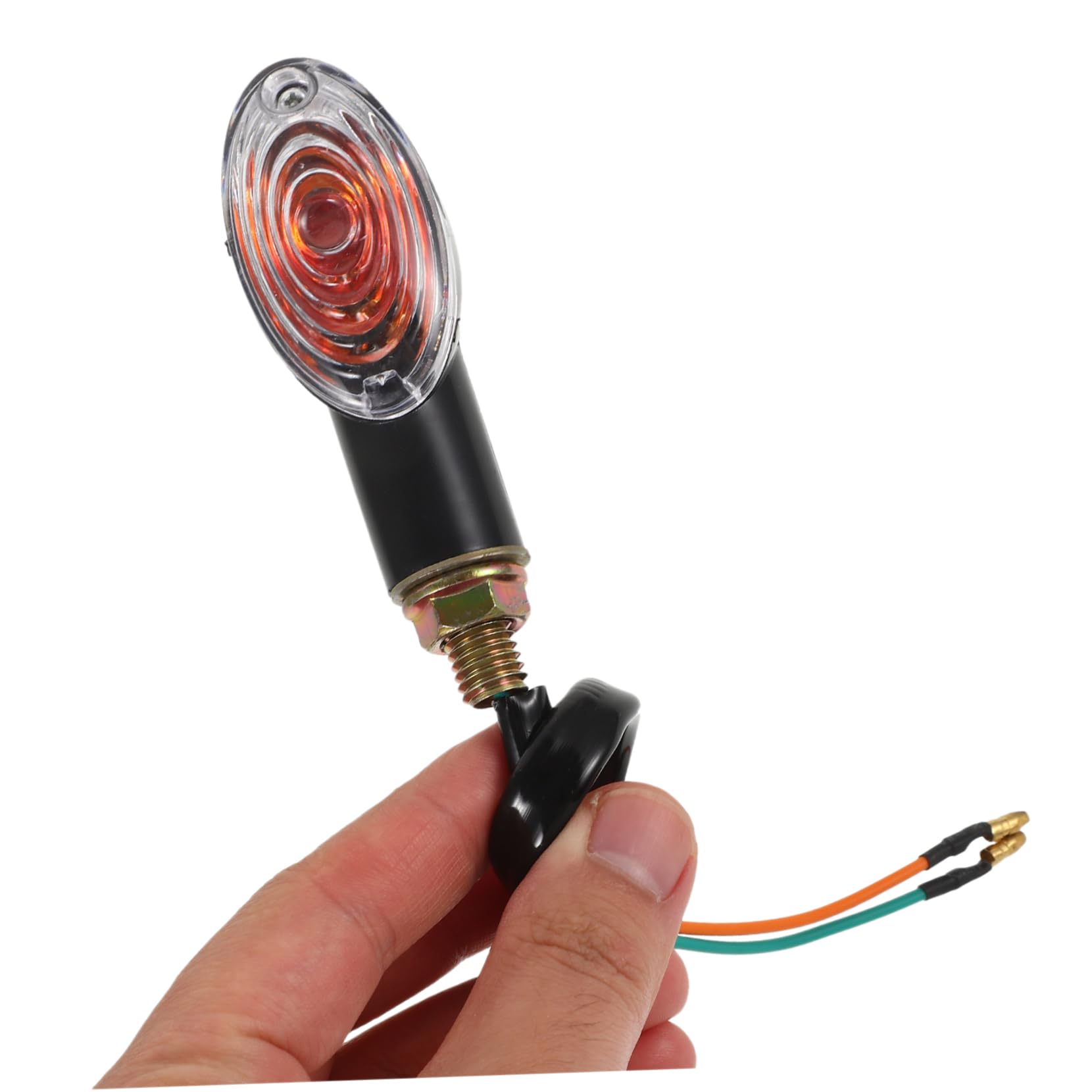 SOLUSTRE 8pezzi Lucine Indicatori Per Di Segnalazione Led Facili Da Installare Design Elegante Compatibili Con Atv e Scooter Con Luce Gialla