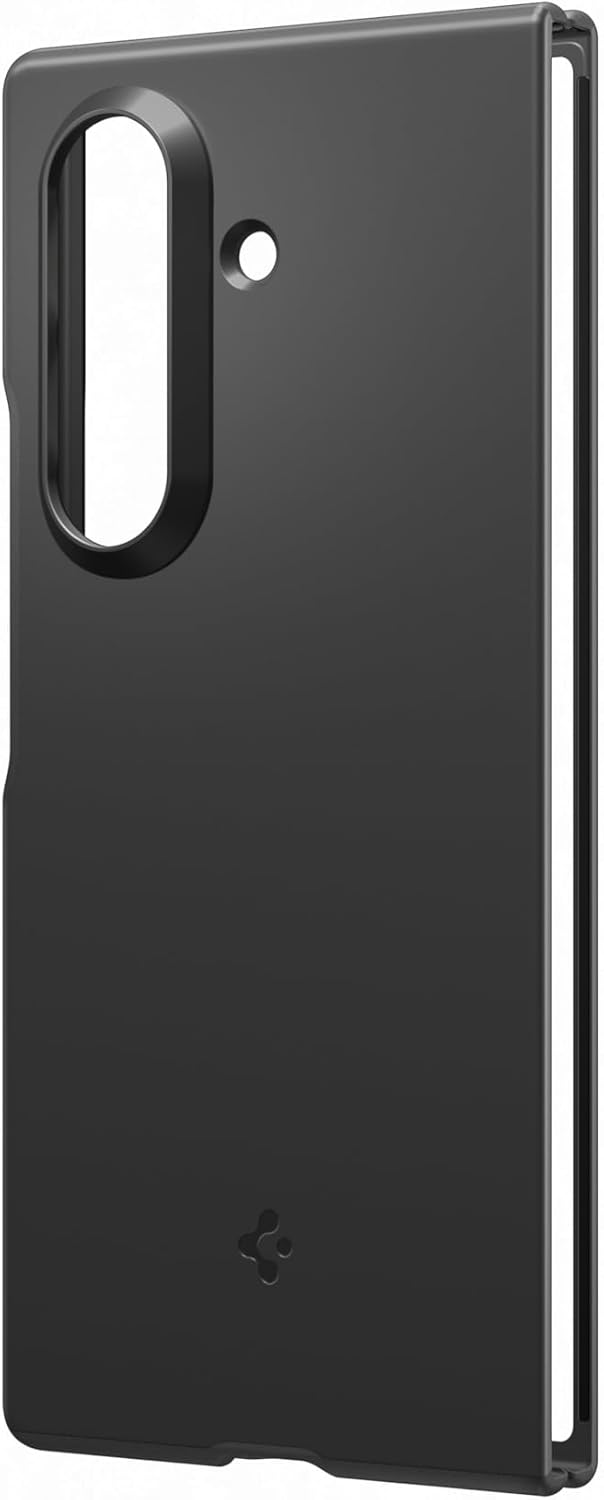 Designed for Samsung Spigen ThinFit Magnetic Case for Galaxy Z Fold7, Slim Two Piece Phone Case with Magnet for Attaching Gadgets, Air Cushion Technology, Qi2 Charger Compatible, Black