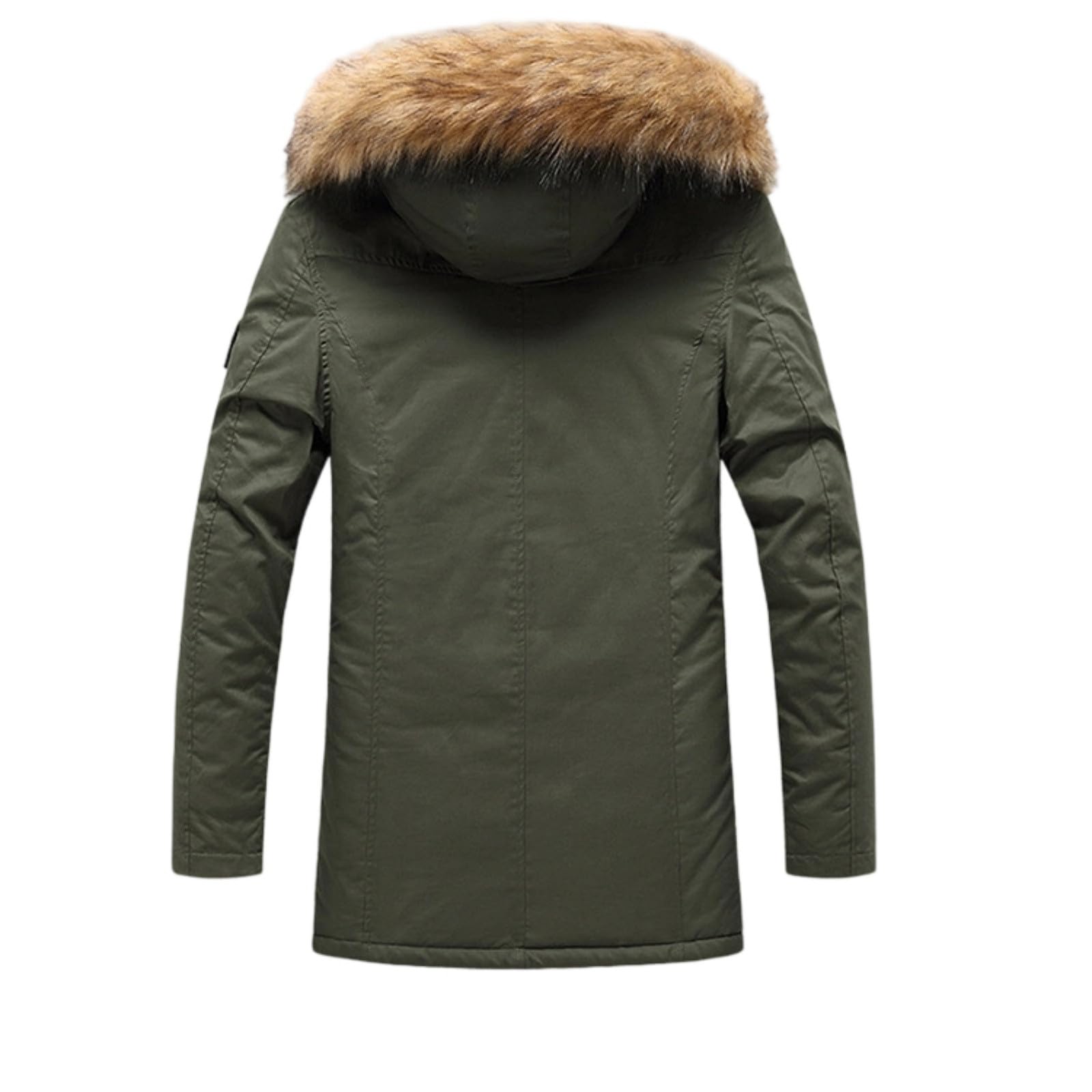 Generisch 2026, vestito estivo da uomo, leggero, per il tempo libero, giacca a vento all'aperto, fodera in pile softshell, cappotto sportivo con per escursioni, viaggi, uso quotidiano (verde, XXL)