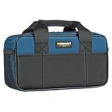 WINHUNT Borsa porta attrezzi, resistente, con tasche multiple, blu e nero