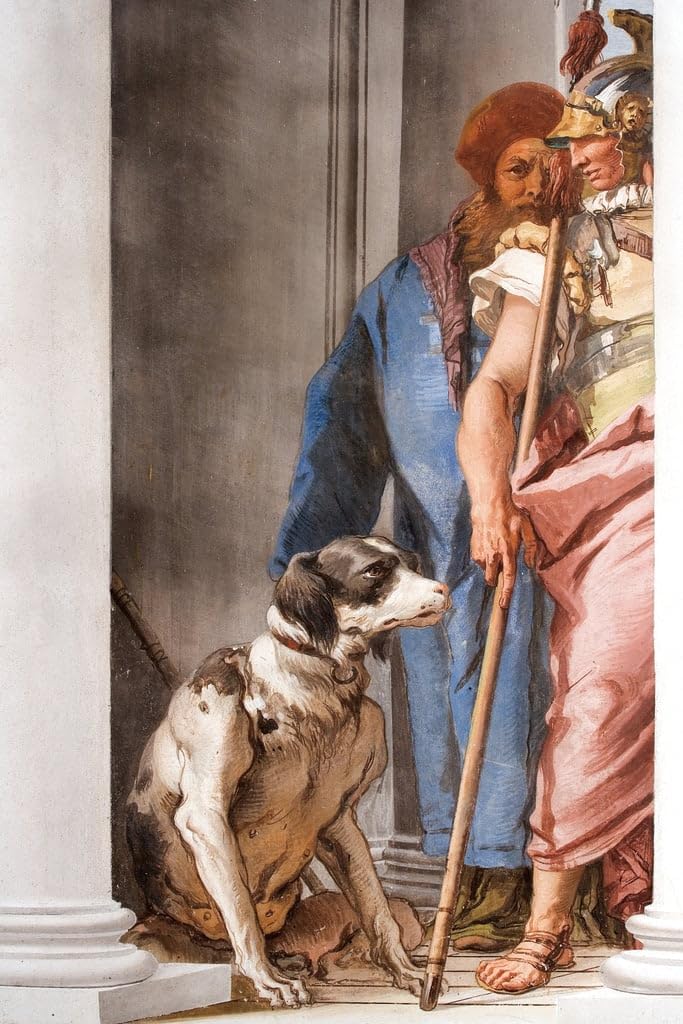 Pintura murales decor en lienzo de la flota griega de Battista, cuadro vintage de 60x90cm 5