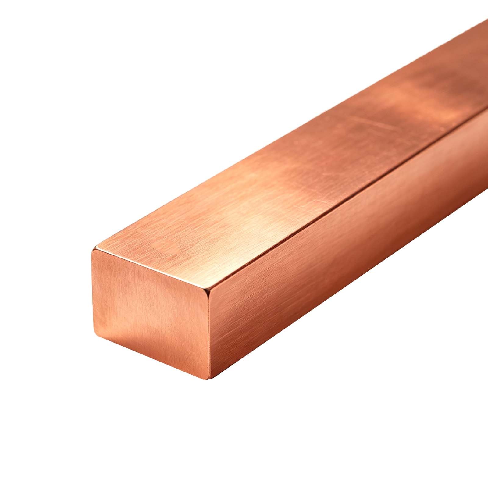 Dxcaicc Barra Plana De Cobre Sólida para Barra Colectora para Enseñanza En Laboratorio 1 Pieza, Longitud 500MM, Grosor 12MM, Placa De Cobre,Width 30mm
