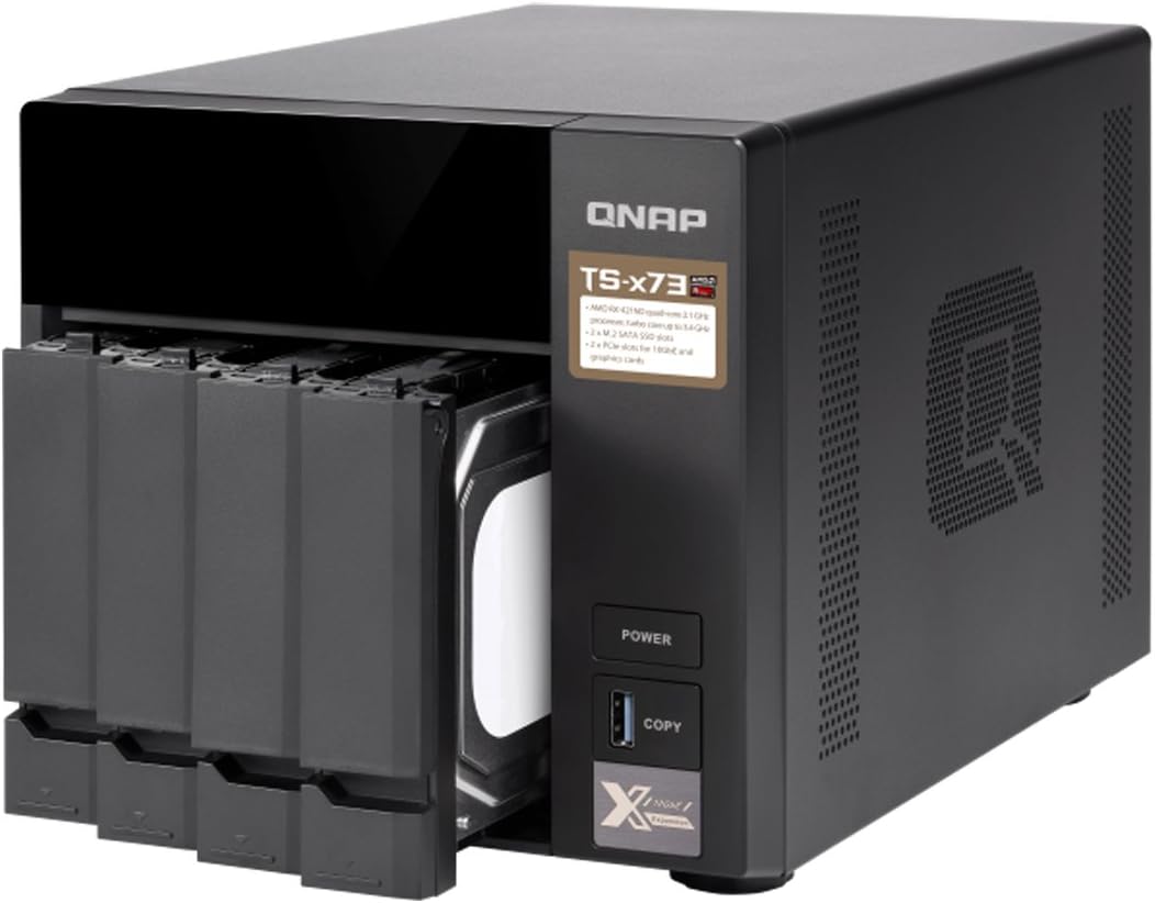 Free Shipping 🛒 QNAP TS-873-8G 8 Bay NAS with AMD R-Series Quad-core 2.1GHz, and Four 1GbE Ports