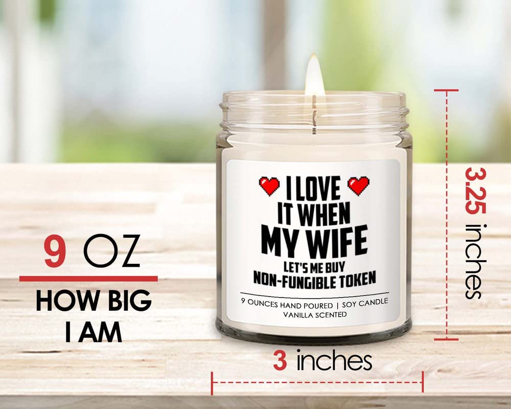 Cryptocurrency Vanilla Candle - Buy Non-Fungible Token - Trader Bitcoin  Miner Collector Investor Finance Bussinesman Boss Broker : Amazon.in: Home  & Kitchen