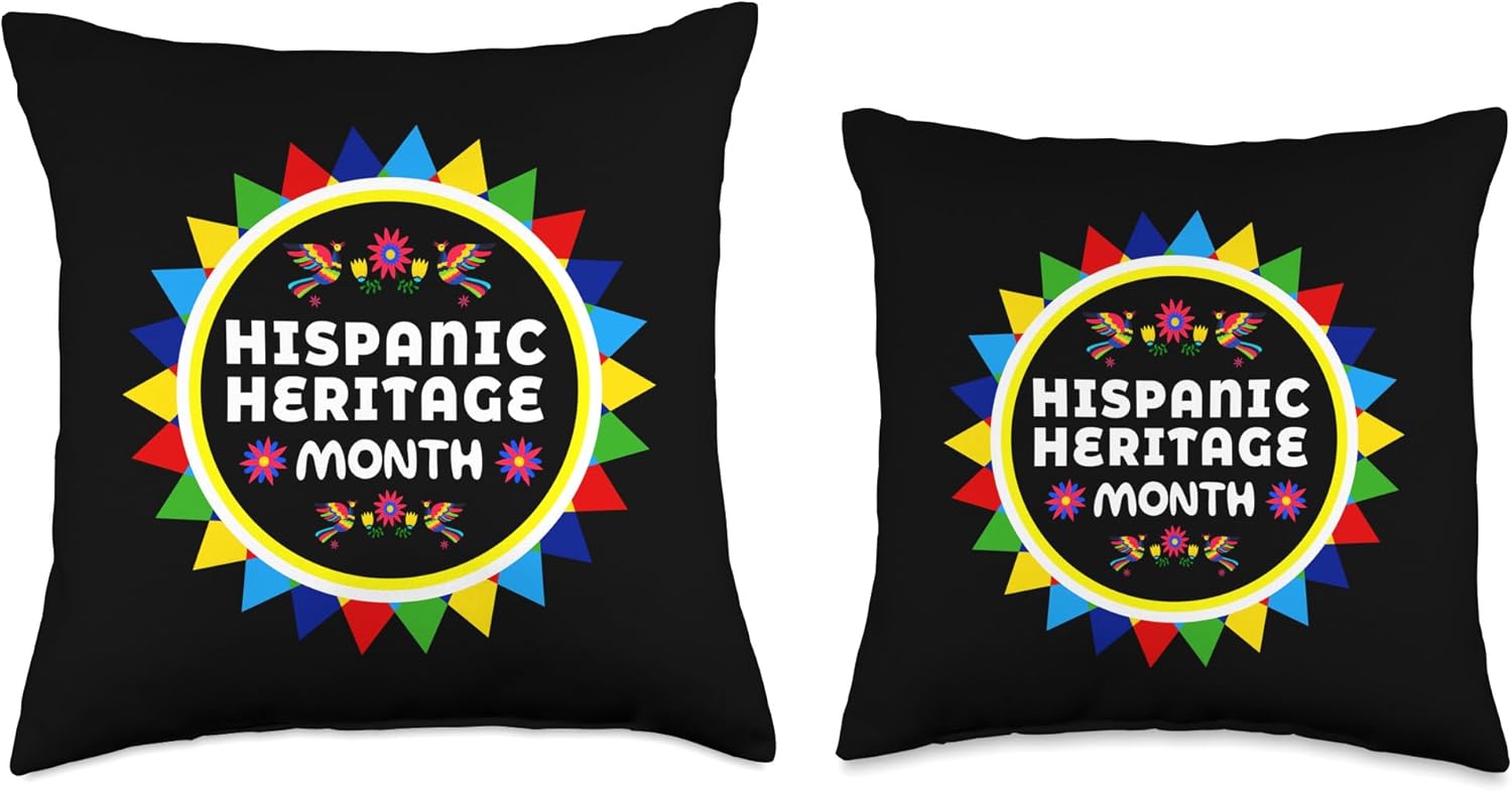Hispanic Heritage Month - Hispanics Latinos Latinas Throw Pillow