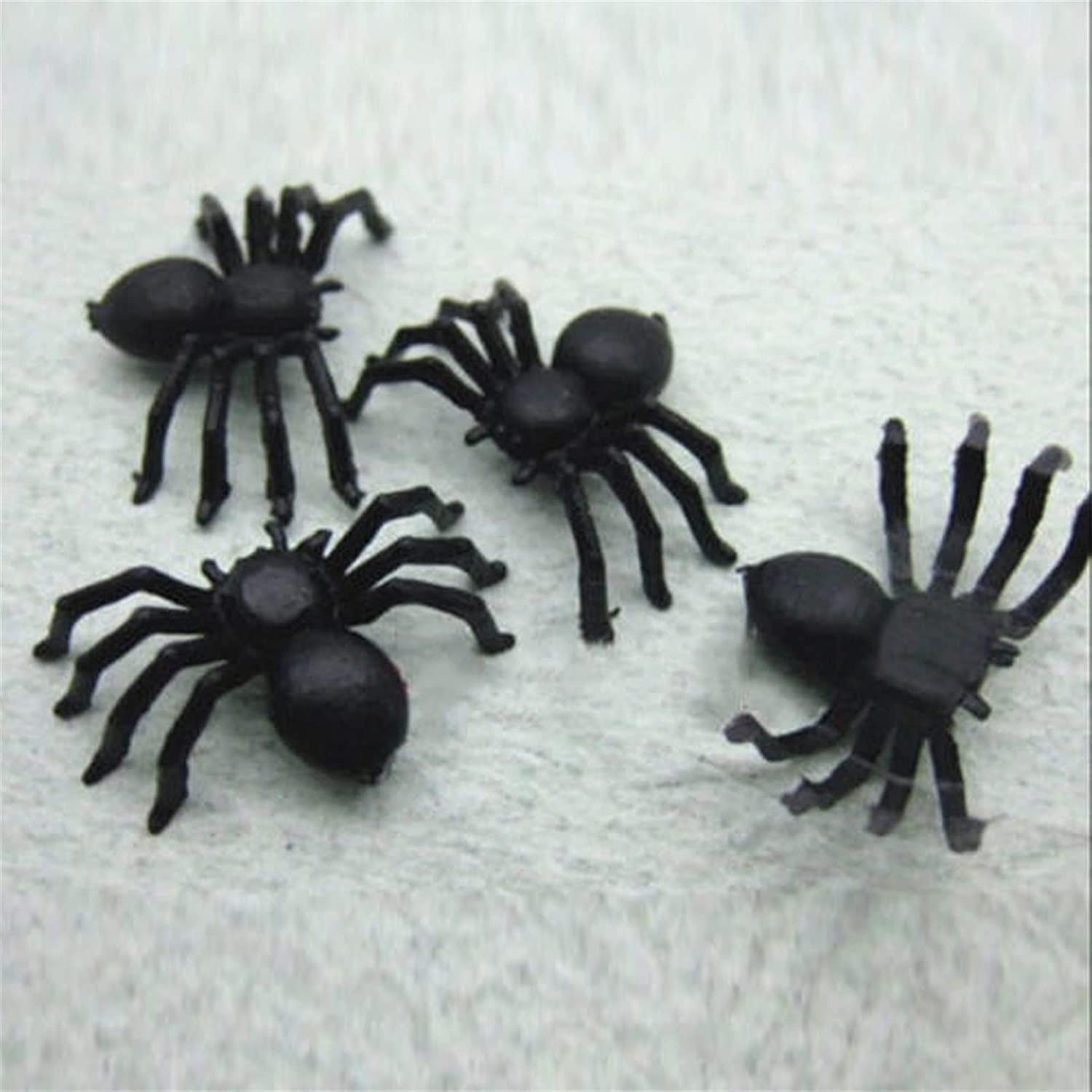20 Ragni Finti Realistici In PVC - Scherzi Halloween, Decorazioni Paurose, Puntelli Per Feste