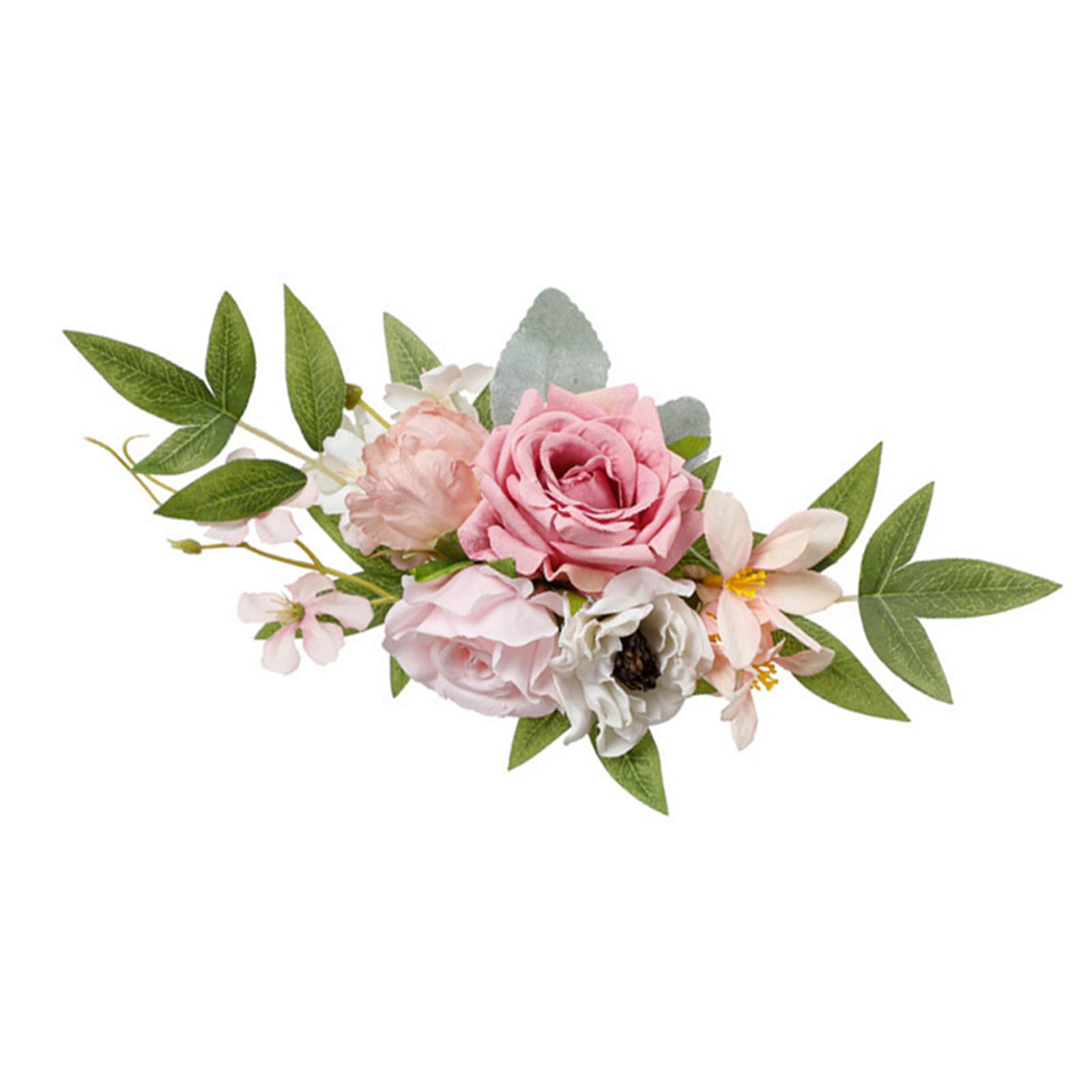 HDOYTXXM Lavishness Silk Flower Cake Decorations for Wedding Tables Realistic Faux Inflorescences Easy Arrange Inside Event Highlight Arrangements Tender Silk Wedding Cake Flowers