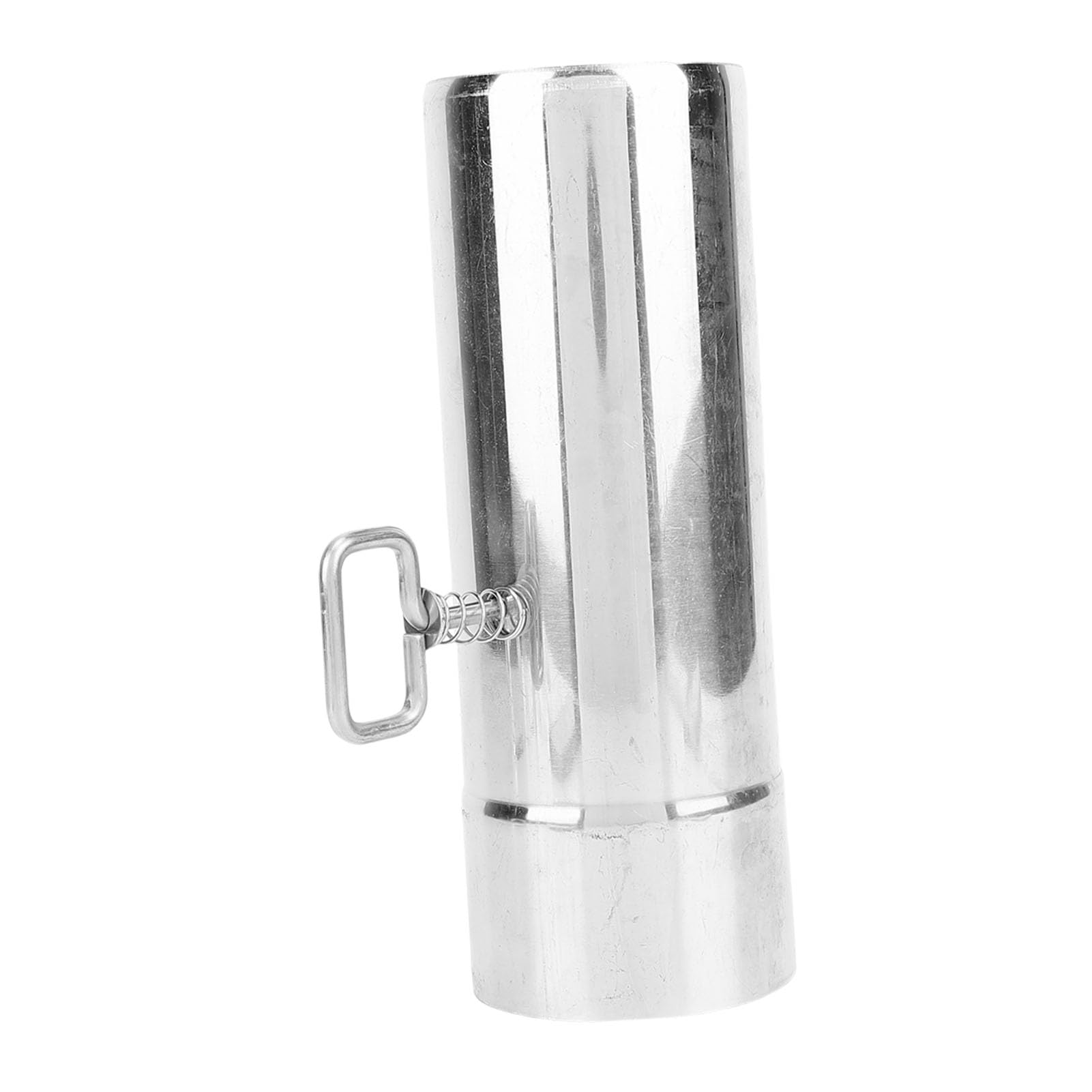 Keenso Stove Pipe with Damper, 304 Stainless Steel Thickened, Rotatable Handle, Camping Tent Stove Fit, Vent Exhaust Fume Extraction, Portable (L)