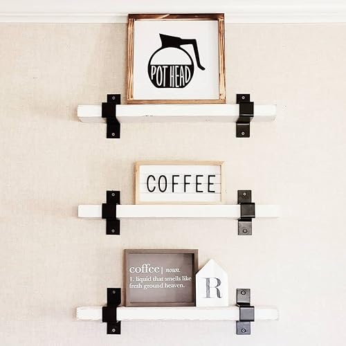 Miniatura 7 de Letrero de café con la frase en inglés Pot Head (Amante del café) de 12 x 12 pulgadas, para decoración de pared, cocina, estación de café