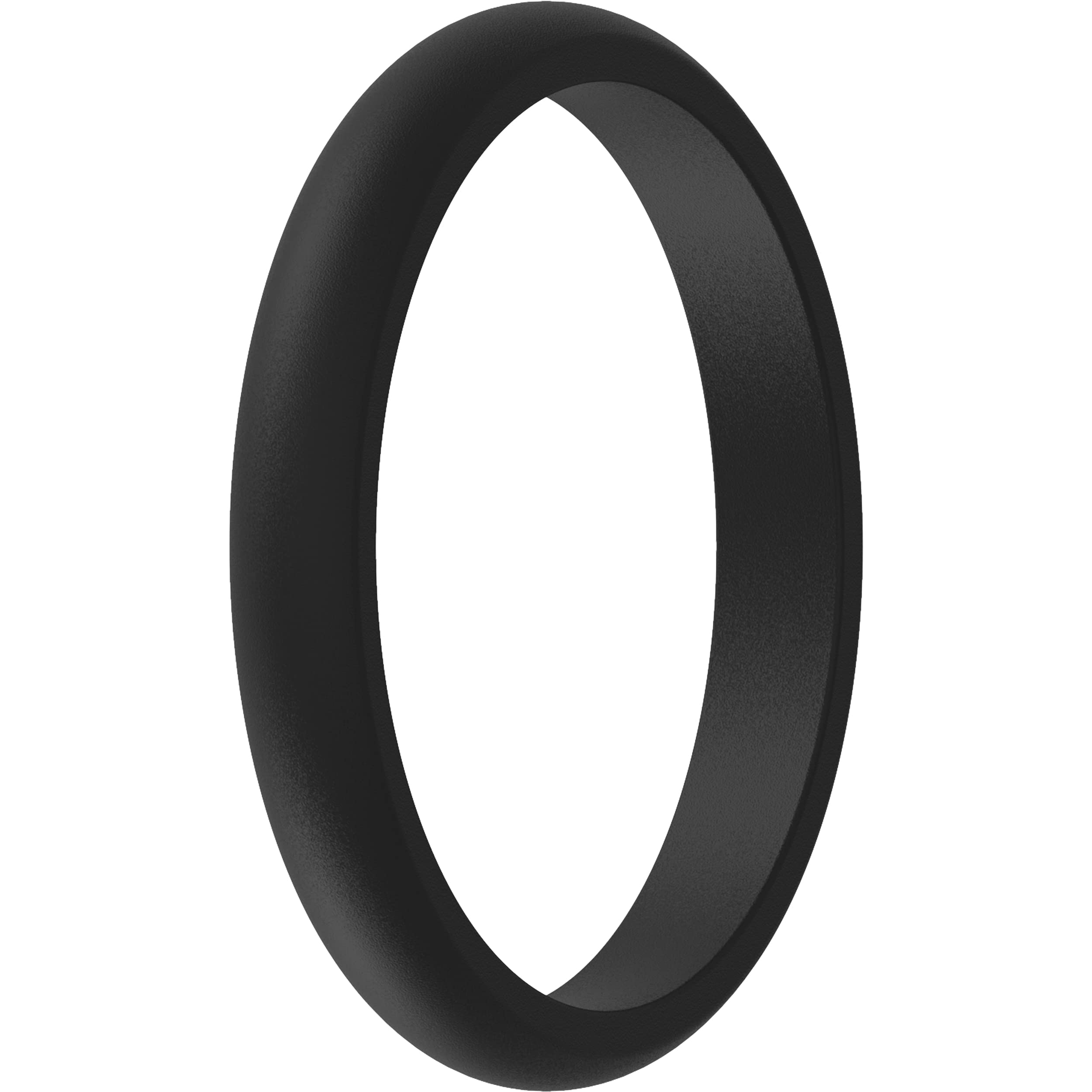 ThunderFitWomen's Thin and Stackable Silicone Wedding Bands, Promise Rings 2.5mm Wide 2mm Thick - 1/4/5/6/7/8/9/10 Variety Multipack