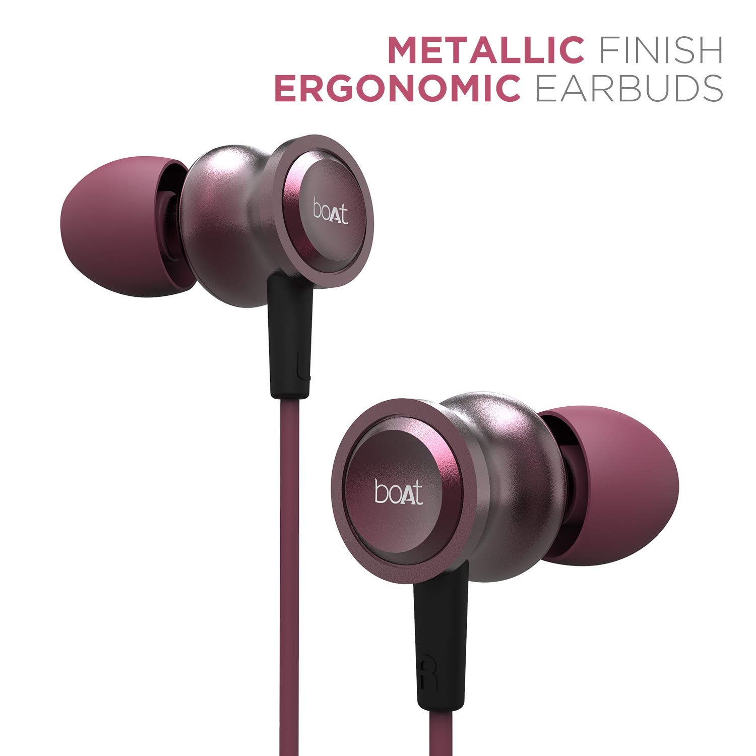 Buy boAt Bassheads 152 in Ear Wired Earphones with Mic(Maroon