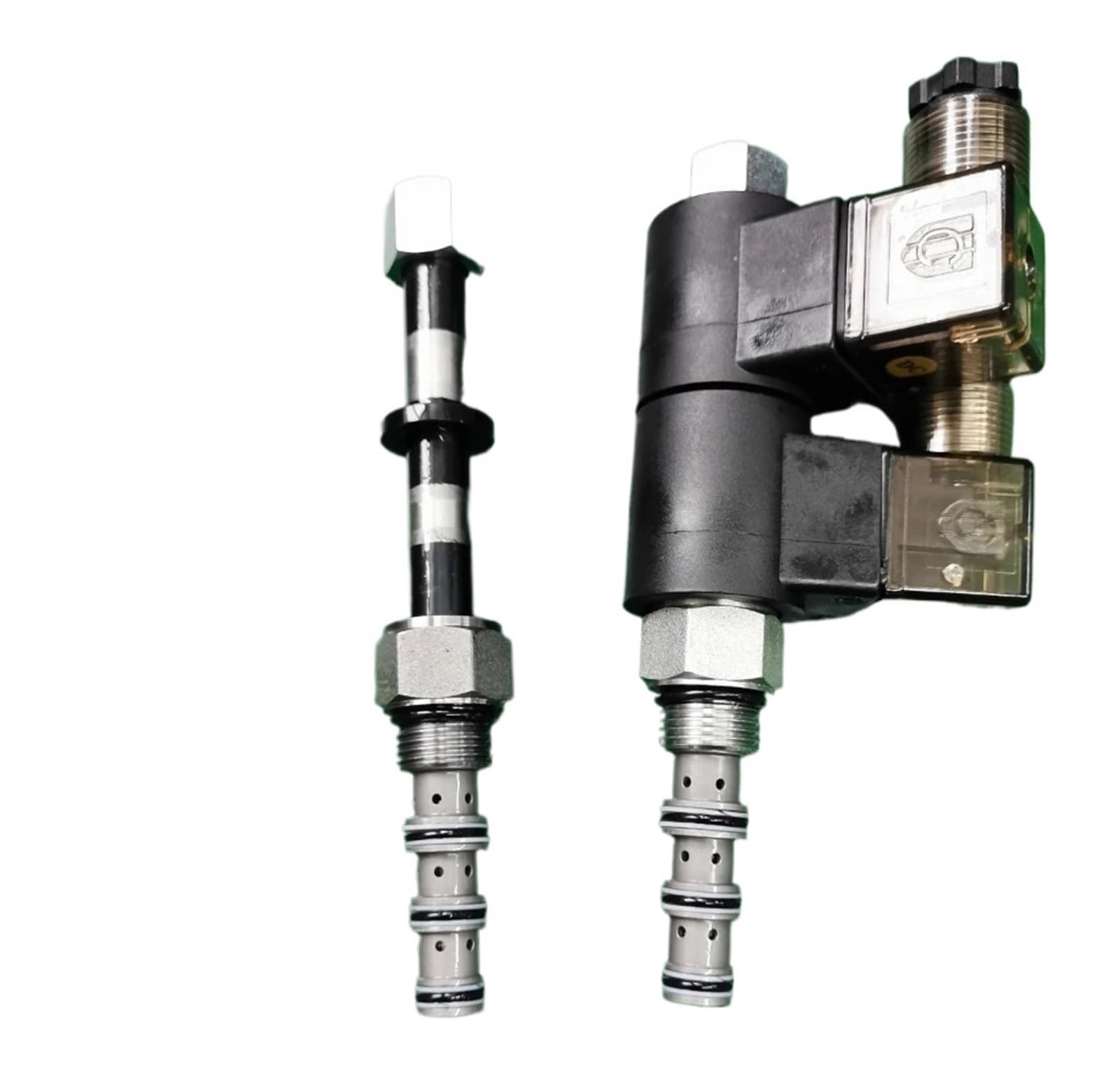 JJKKOZVQF SV08-47D three-position four-way solenoid valve LSV08-34-M hydraulic cartridge valve(DC12V)