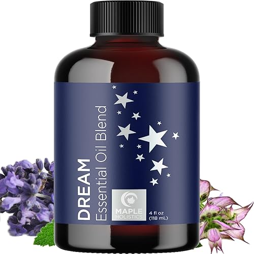 Mezcla de aceites esenciales para dormir para difusor, aceite esencial de ensueño para difusores de aromaterapia y bienestar con Ylang-Ylang Clary