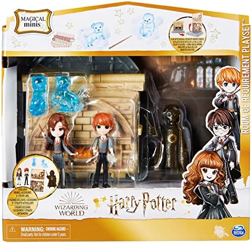 Wizarding World Harry Potter, Room of Requirement 2-in-1 Transforming Playset with 2 Exclusive Figures and 3 Accessories, Kids Toys for Ages 5 and up