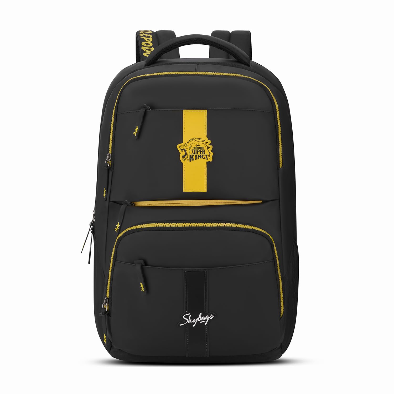 skybags Thala 16.5" Compatible Laptop Backpack 24L | 3 Compartments with Quick-Access Front Pocket & Rain Cover | Tablet Sleeve, USB Port & Side Pocket | CSK Travel Backpack for Men & Women-picture-24