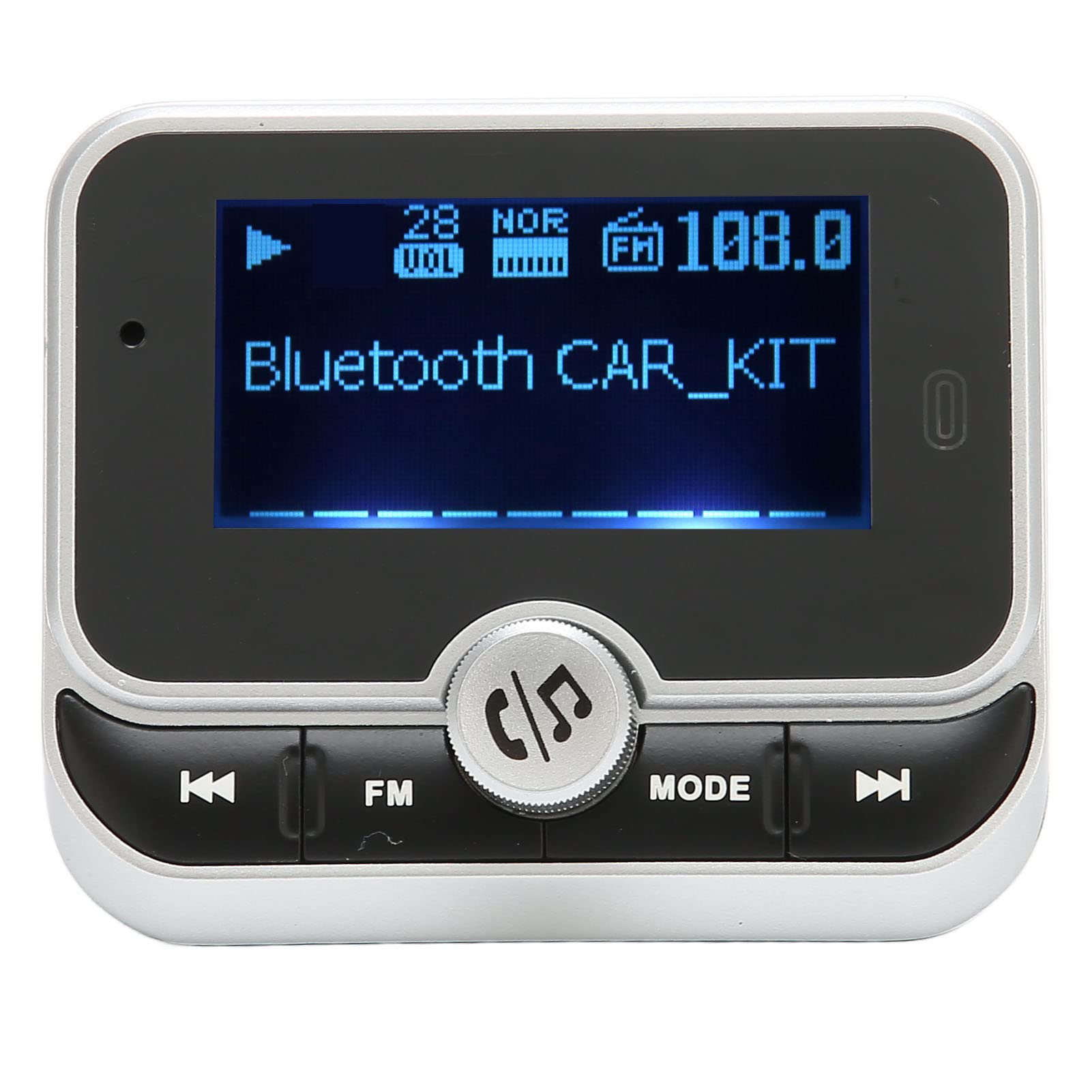 Bewinner Transmetteur FM Bluetooth pour Voiture, Adaptateur Radio FM Bluetooth sans Fil avec écran 1,8 Pouces, Chargeur de Voiture 2 Ports USB, Kit de Lecteur de Musique pour Voiture