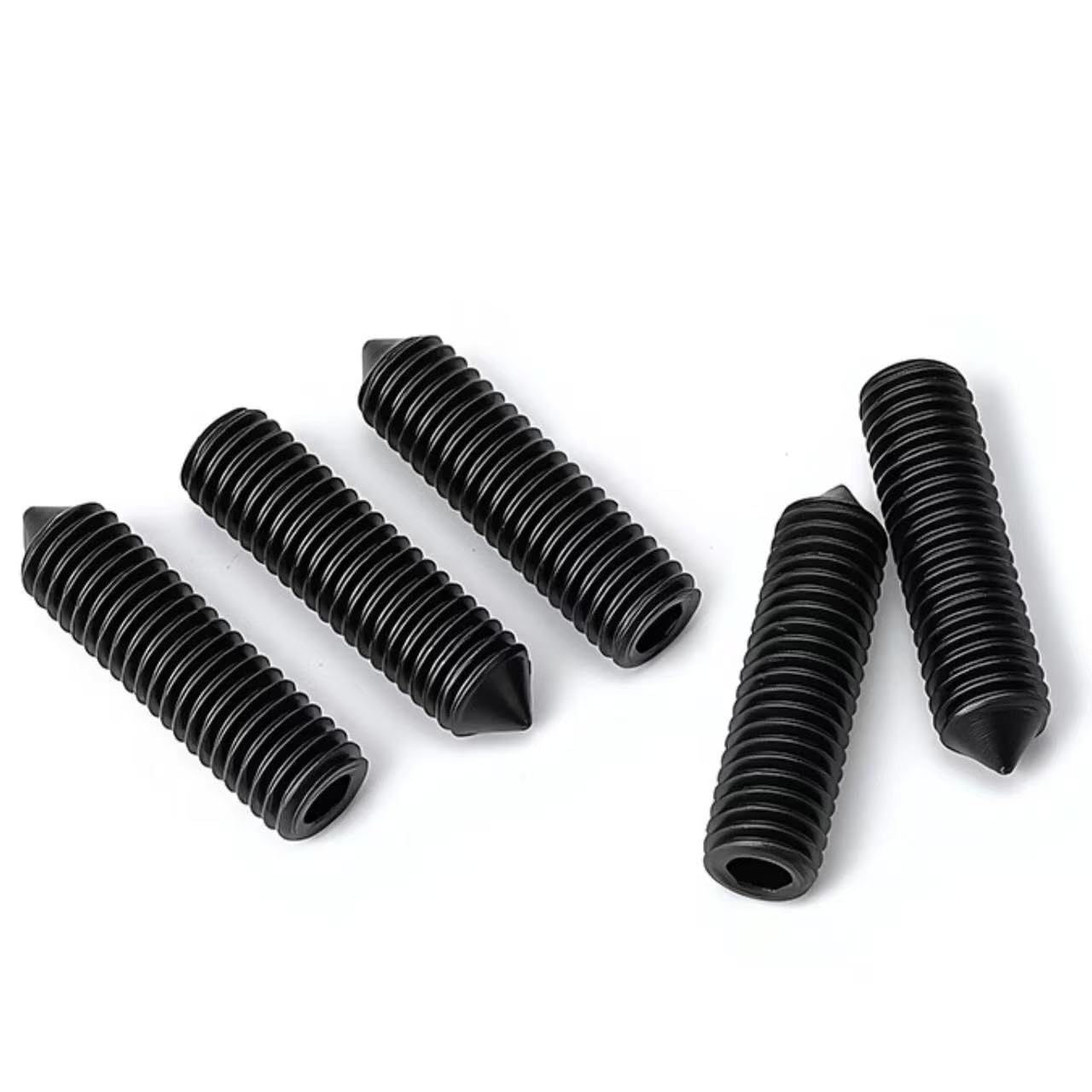 Vis sans tête BTR pointe conique inox 304 noir M3-M12 assortiment (50,M10 x 1.5 x 40mm)