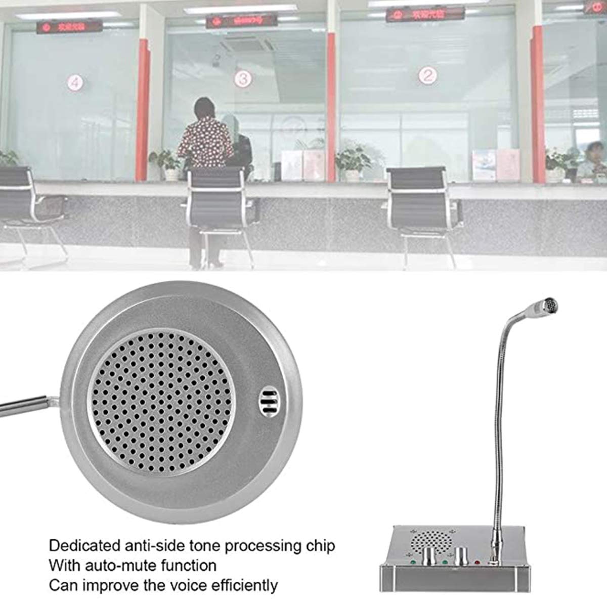Buy Window Speaker System Glass Microphone Counter TwoWay