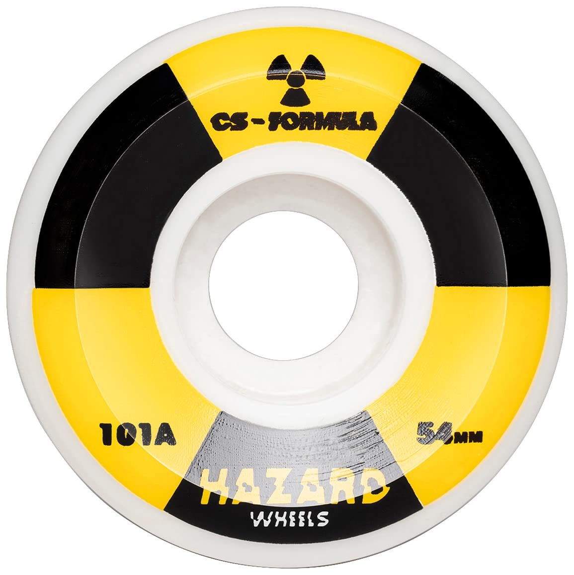 Rueda de monopatín 52mm Radio Active CS Conical Blanco