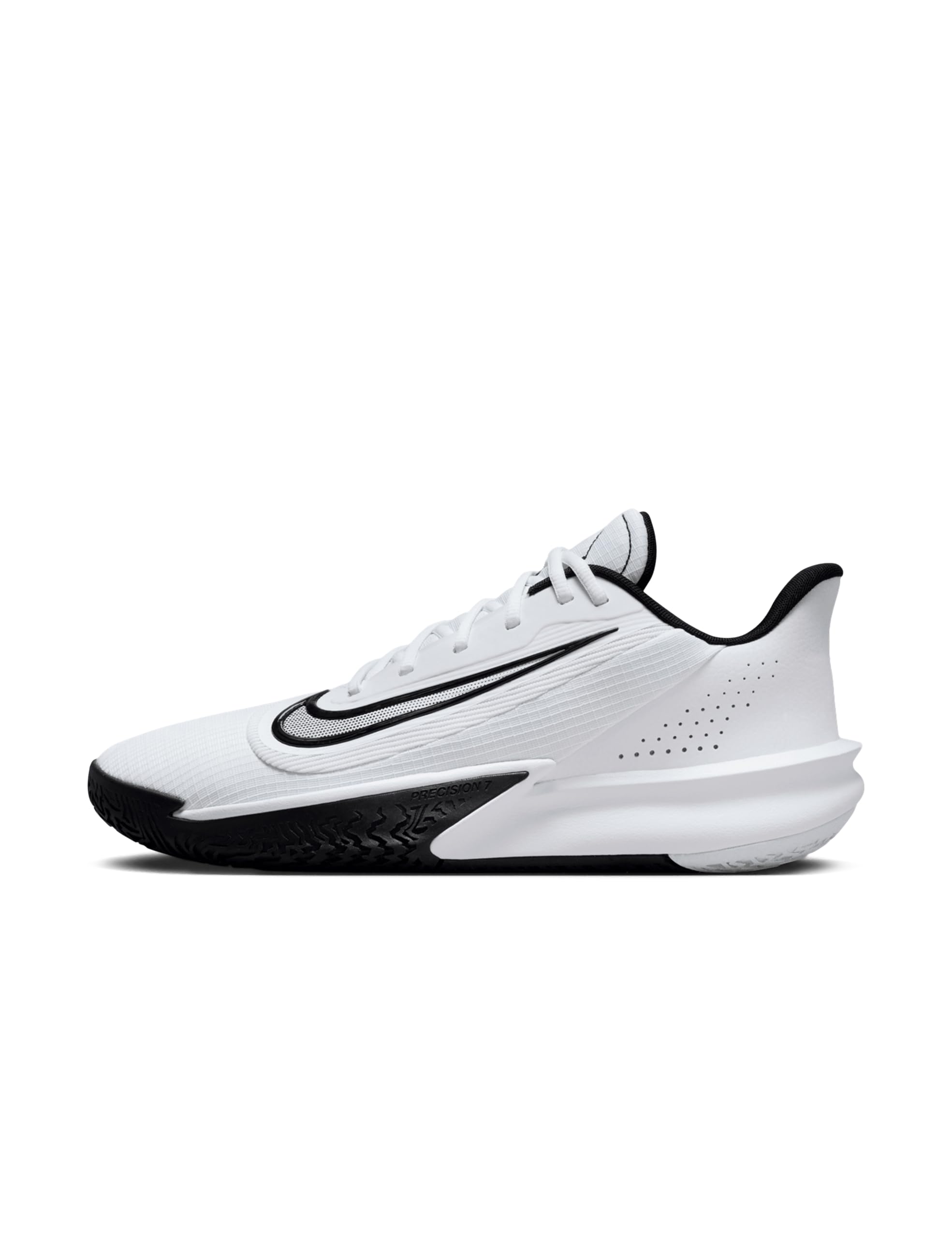 Nike PRECISION VII mens LACED SHOES 40 EU WHITEBLACK