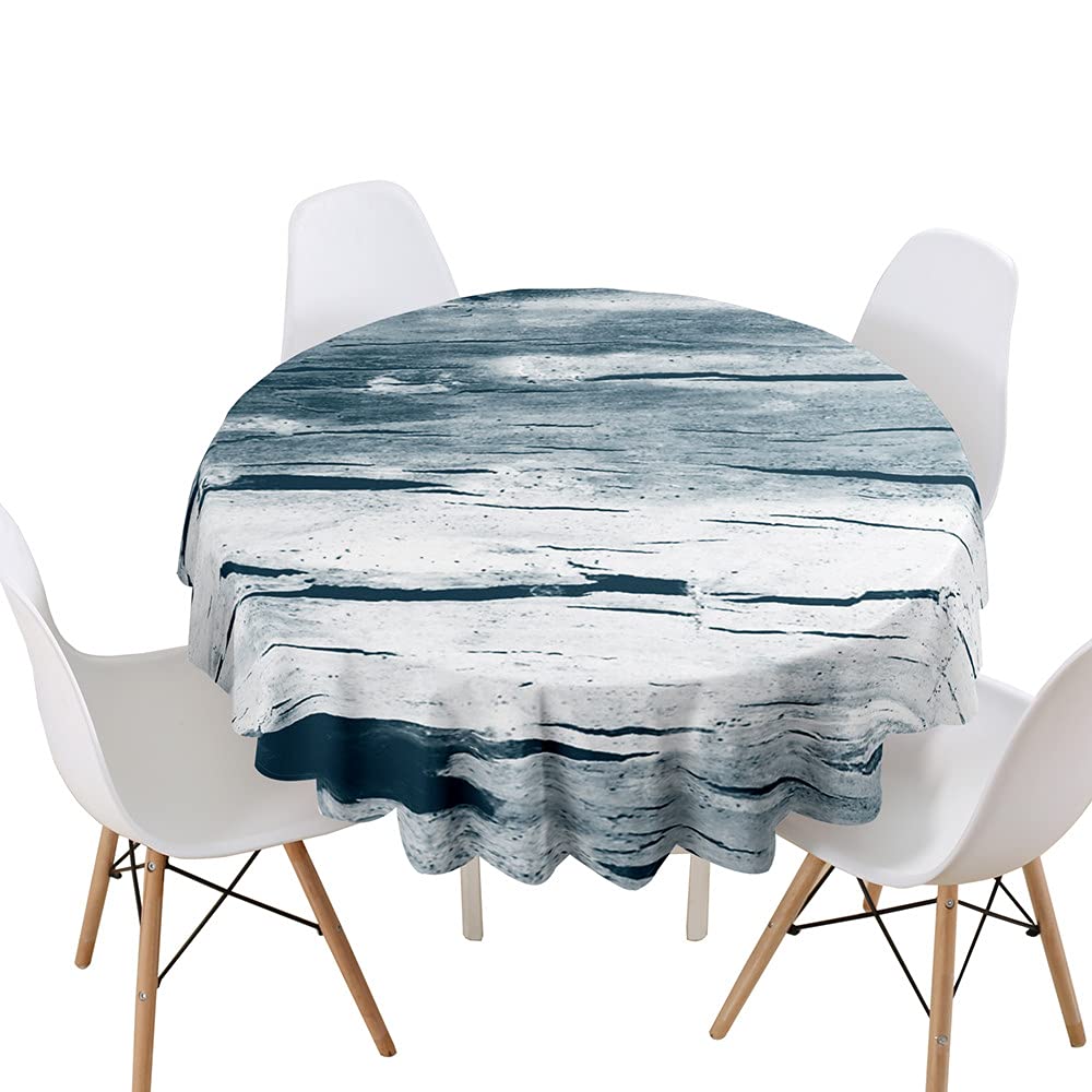 Highdi Nappe Ronde Anti Tache 3D Art Abstrait Polyester