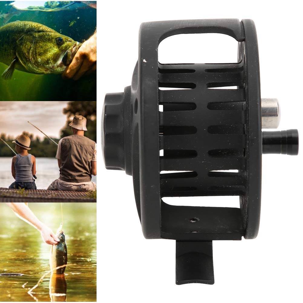 Carrete de Pesca con Mosca, rodamientos de fundición a presión de Rueda de Pesca con Mosca Totalmente metálicos(3/4) Carrete Mosca 3