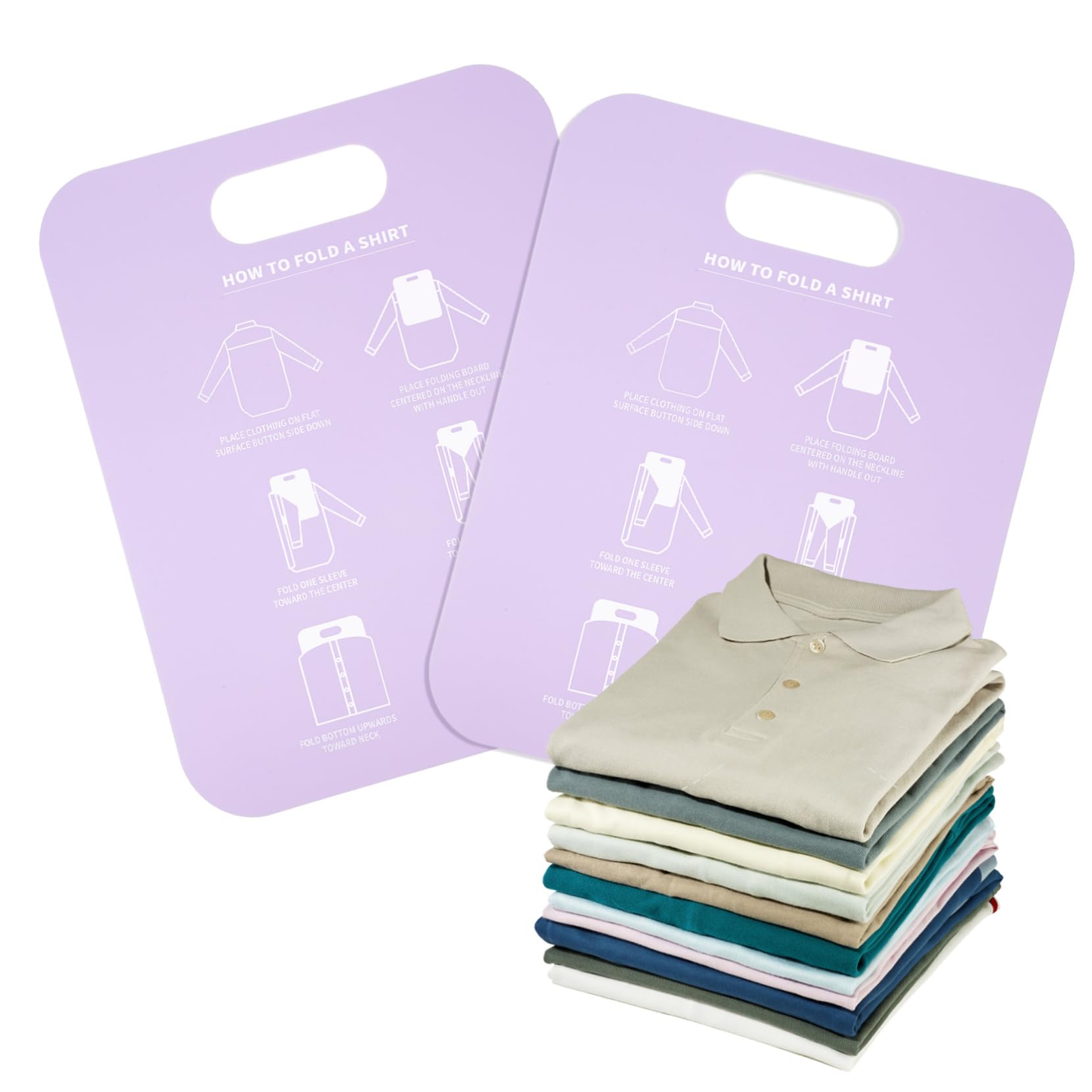 Chemises à linge pliantes PartyKindom lot de 2 en carton PP léger pour organisation de maison