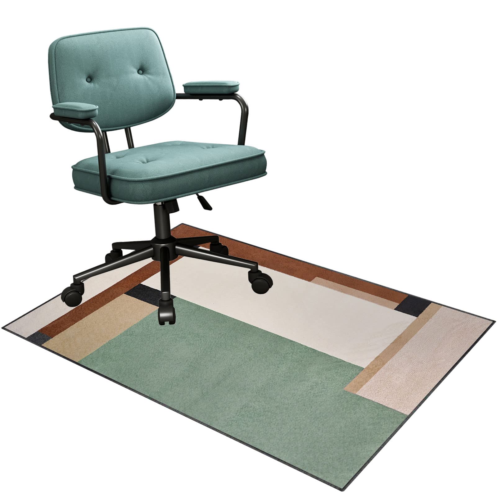 EYZO Chair Mat For Carpeted Floor, Office Chair Mat, Gaming Chair Mat, Multi-Purpose Carpet Protector, Desk Chair For Carpeted And Hardwood Floor, Protects Floors Floor Mat, 100 × 140 cm Rug